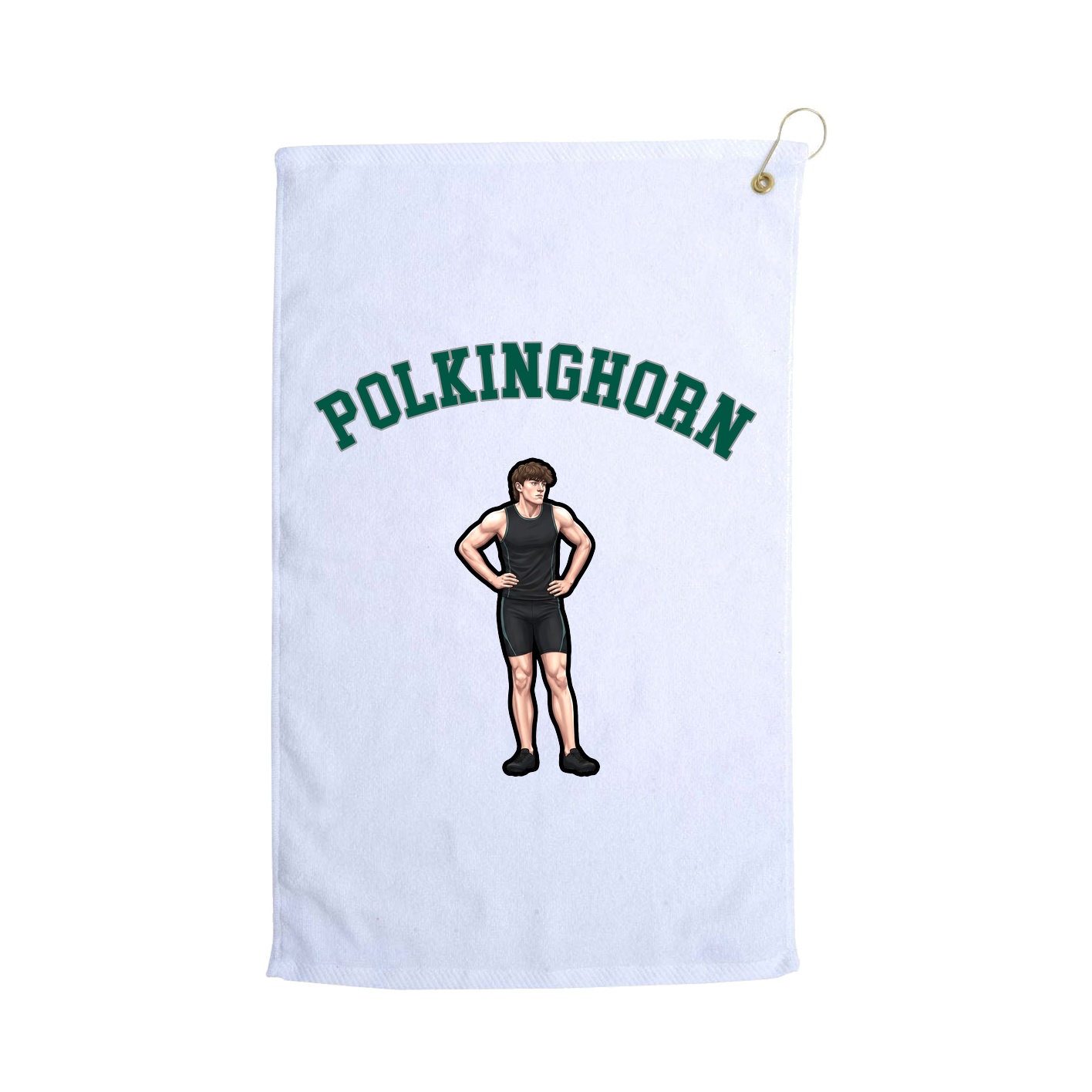 Golf Towel — Shirsey Arch in White