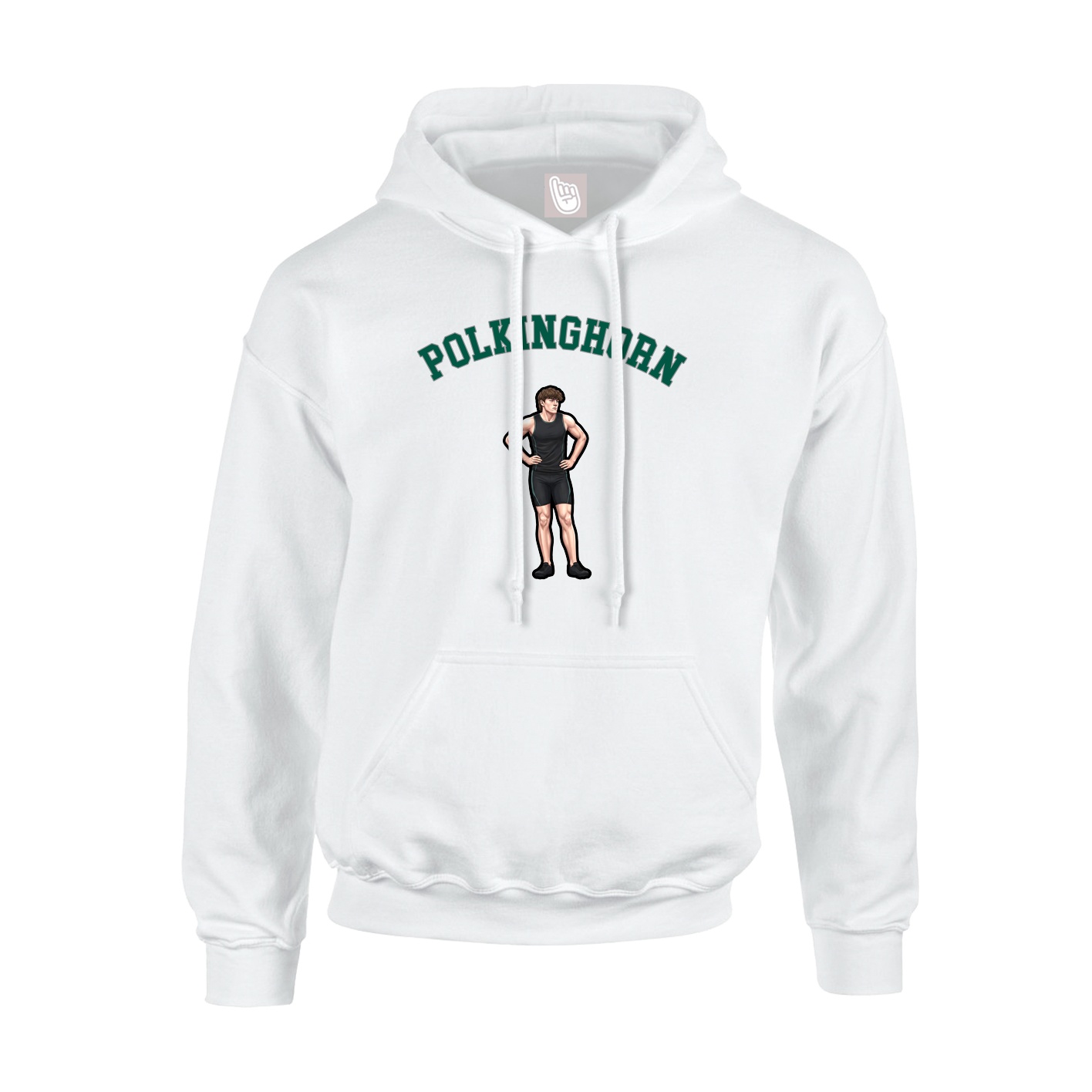 Youth Hoodie — Shirsey Arch in White