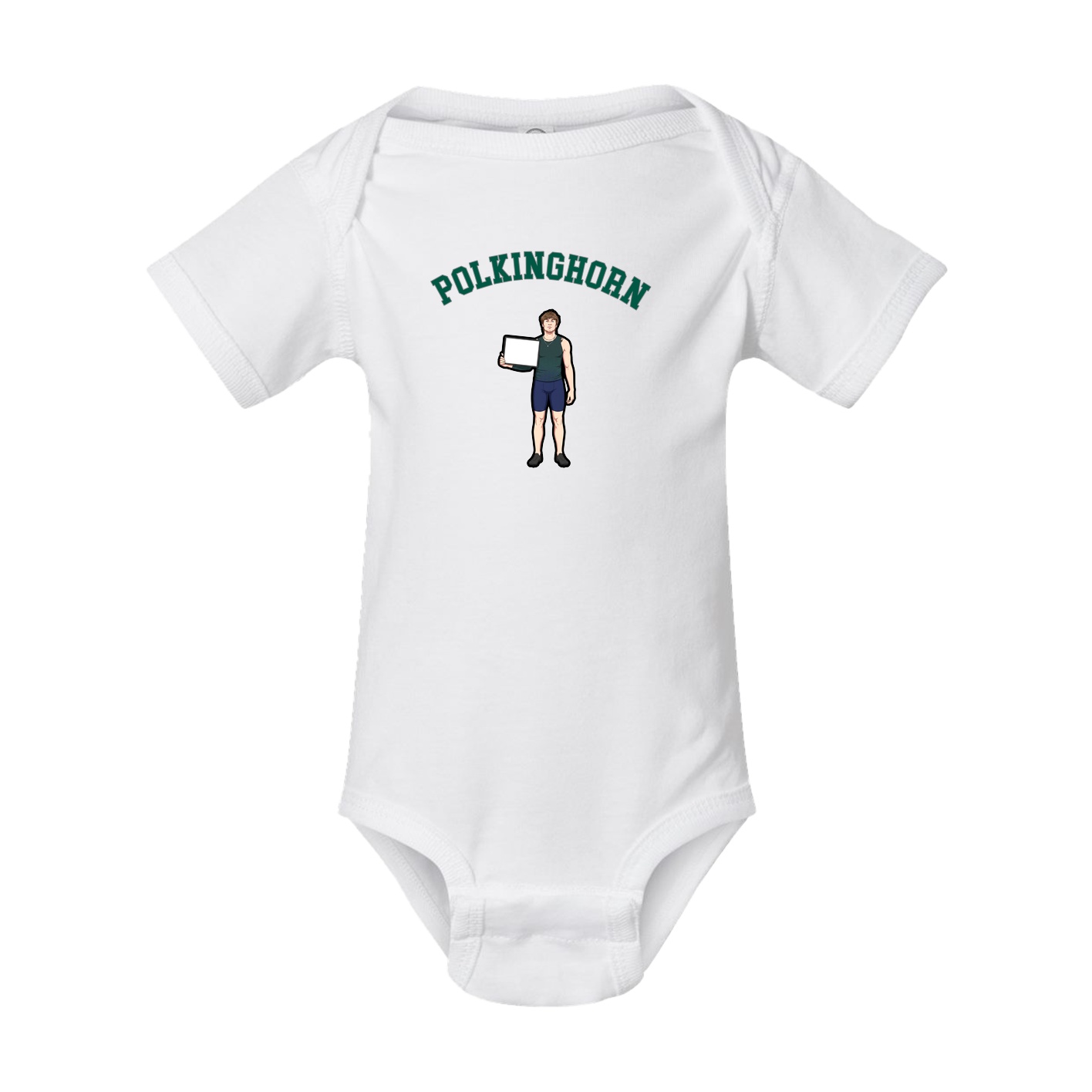 Baby Onesie — Shirsey Arch in White