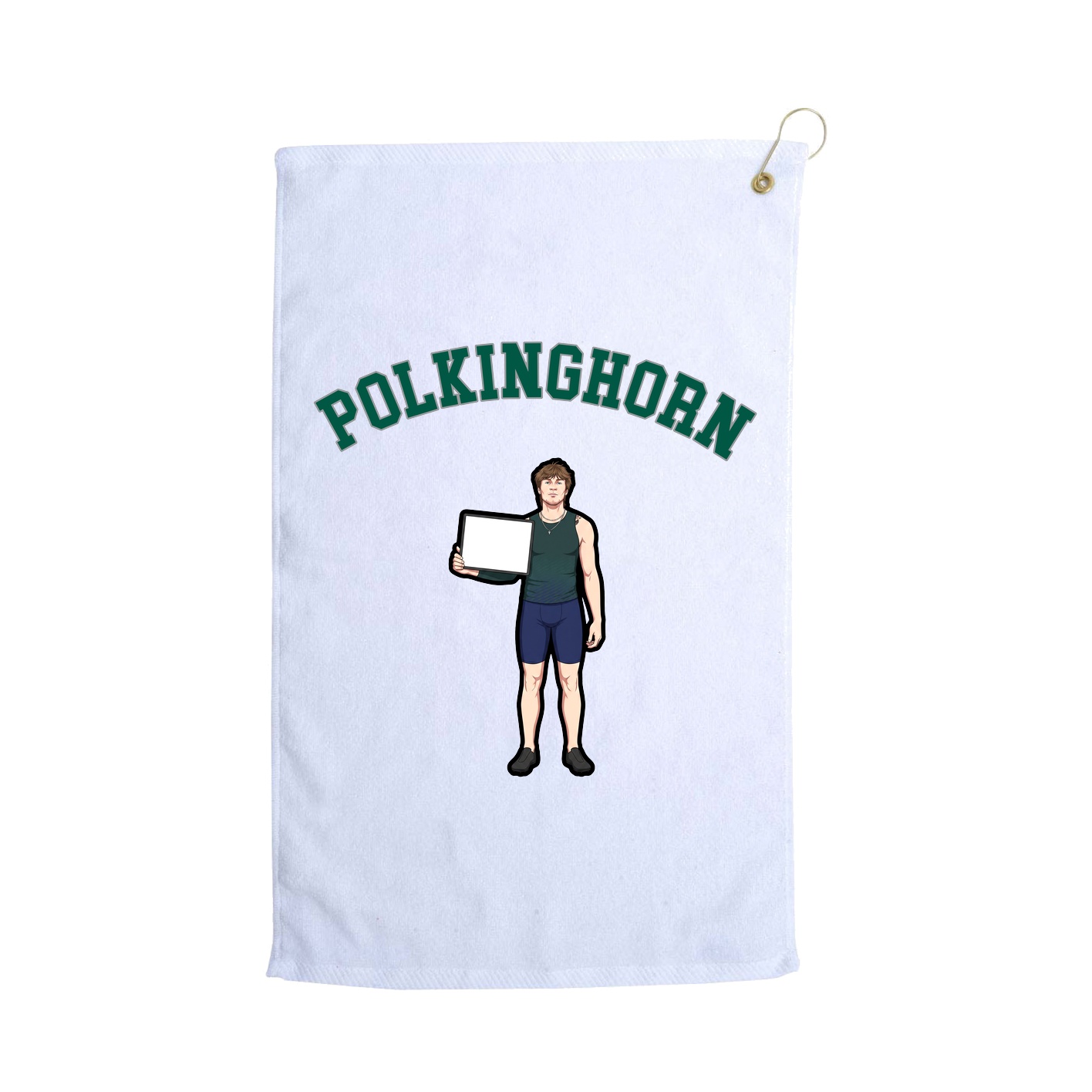 Golf Towel — Shirsey Arch in White