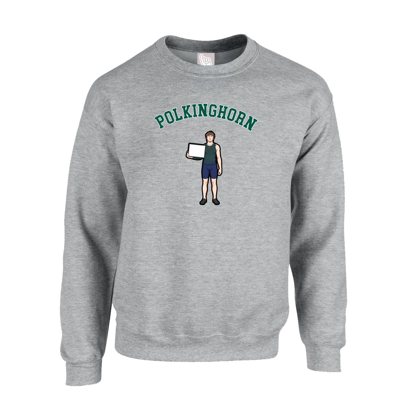 Fleece Crew — Shirsey Arch in Grey