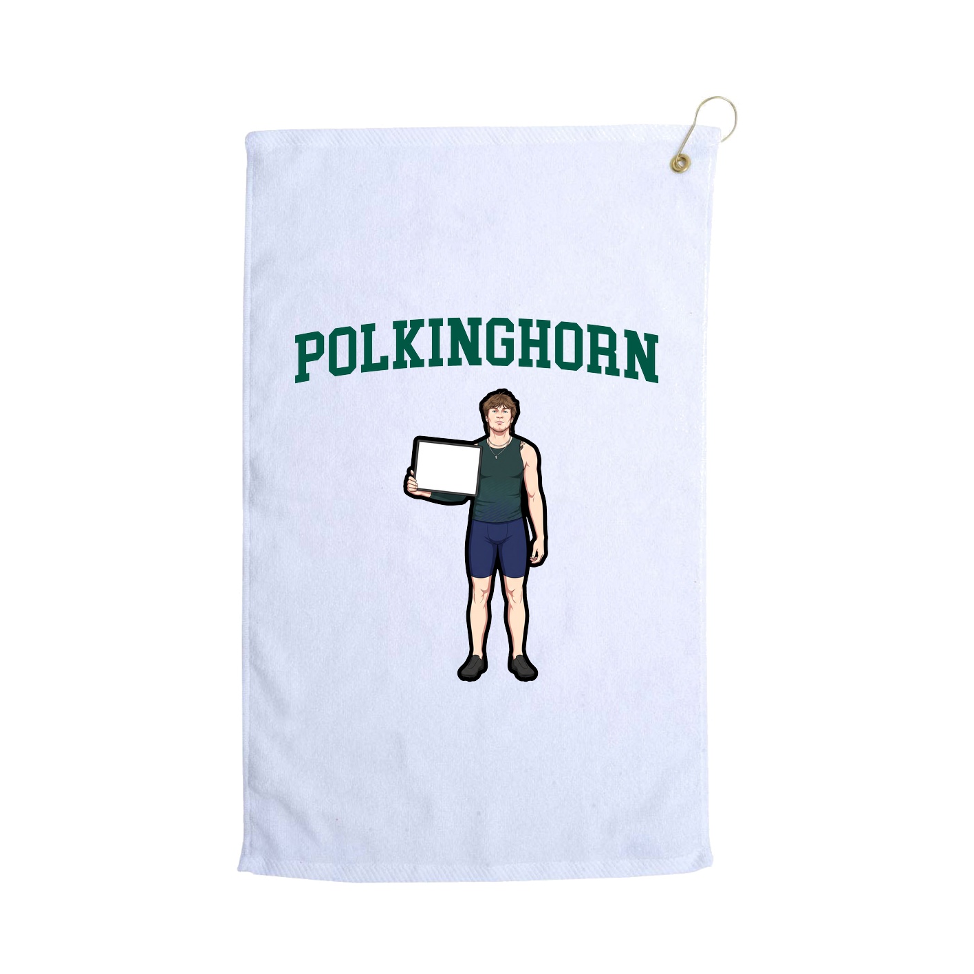 Golf Towel — Shirsey in White