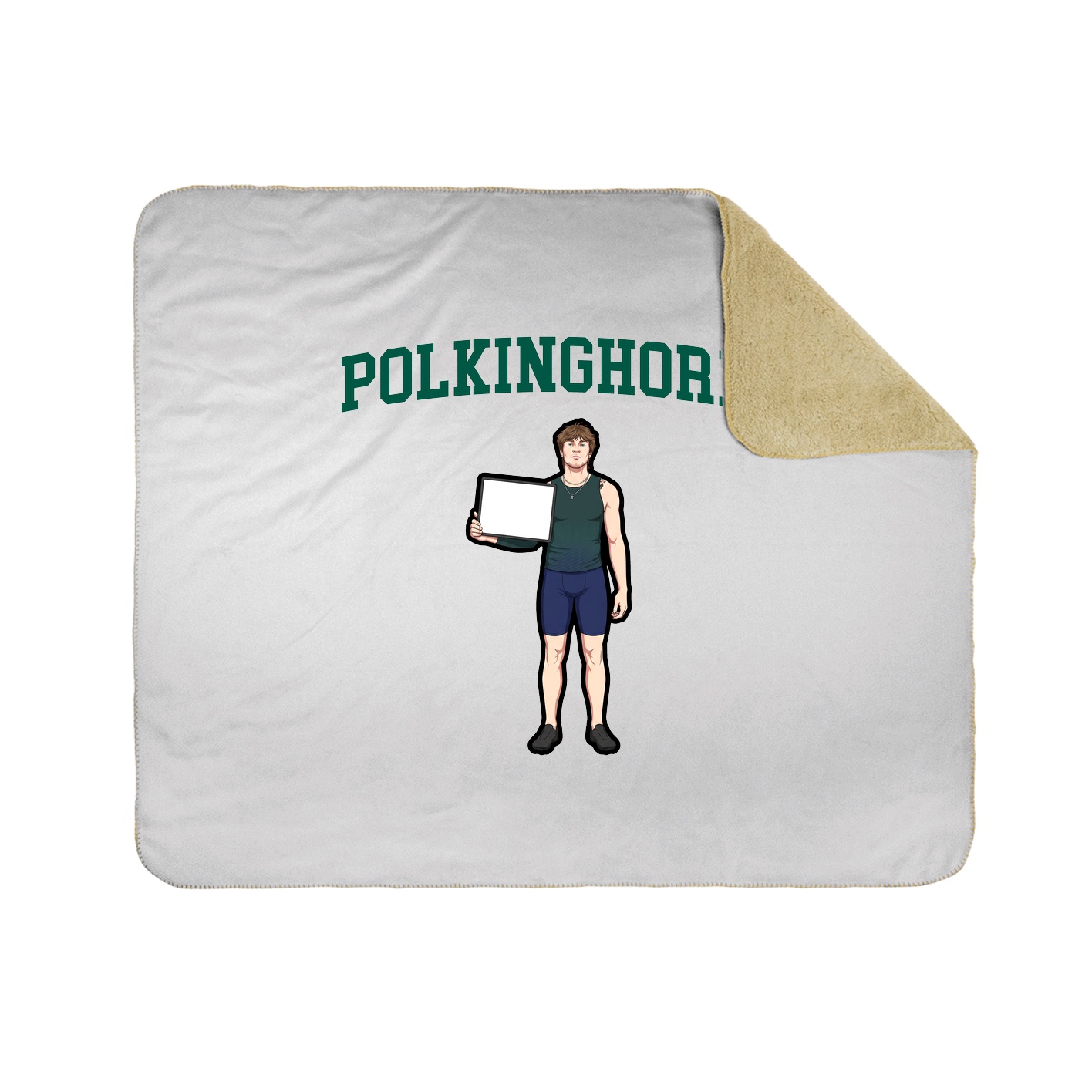 Throw Blanket — Shirsey in White