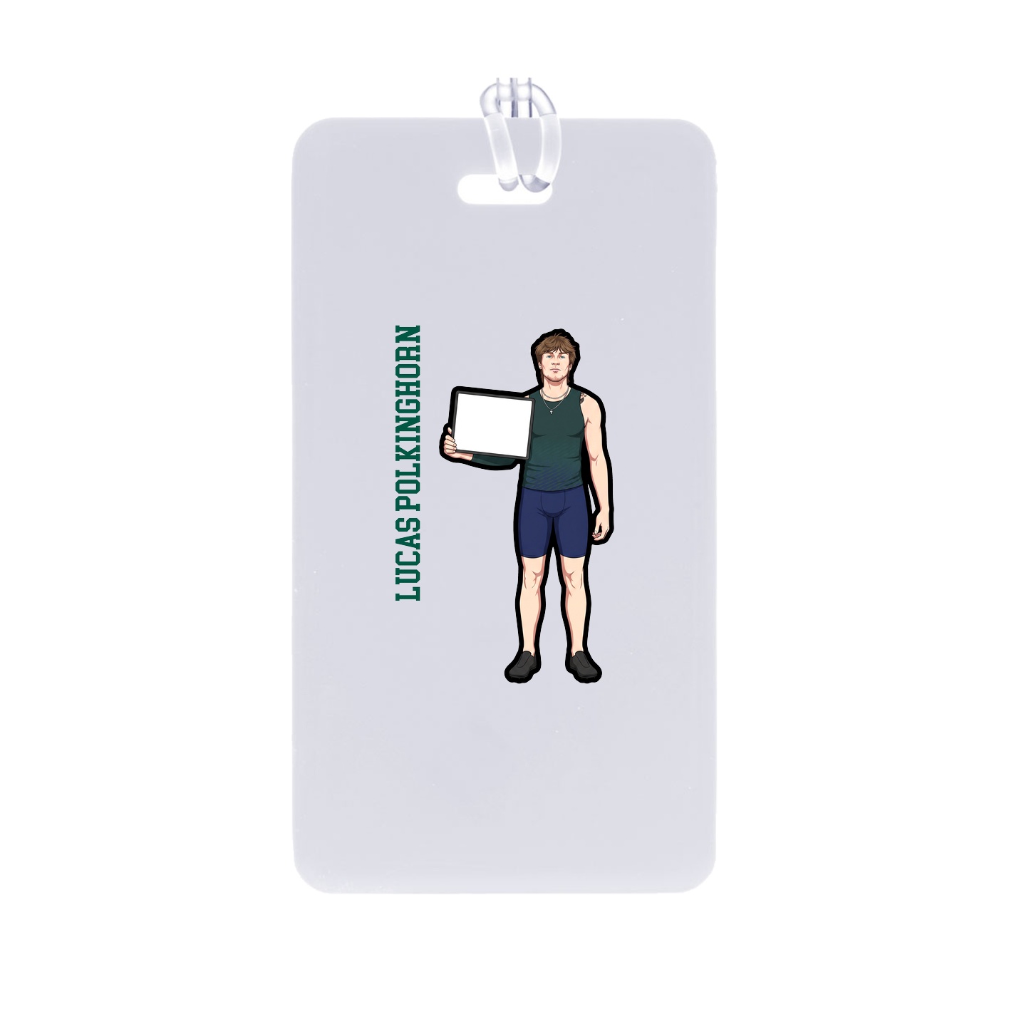 Bag Tag — Name Vertical in Classic