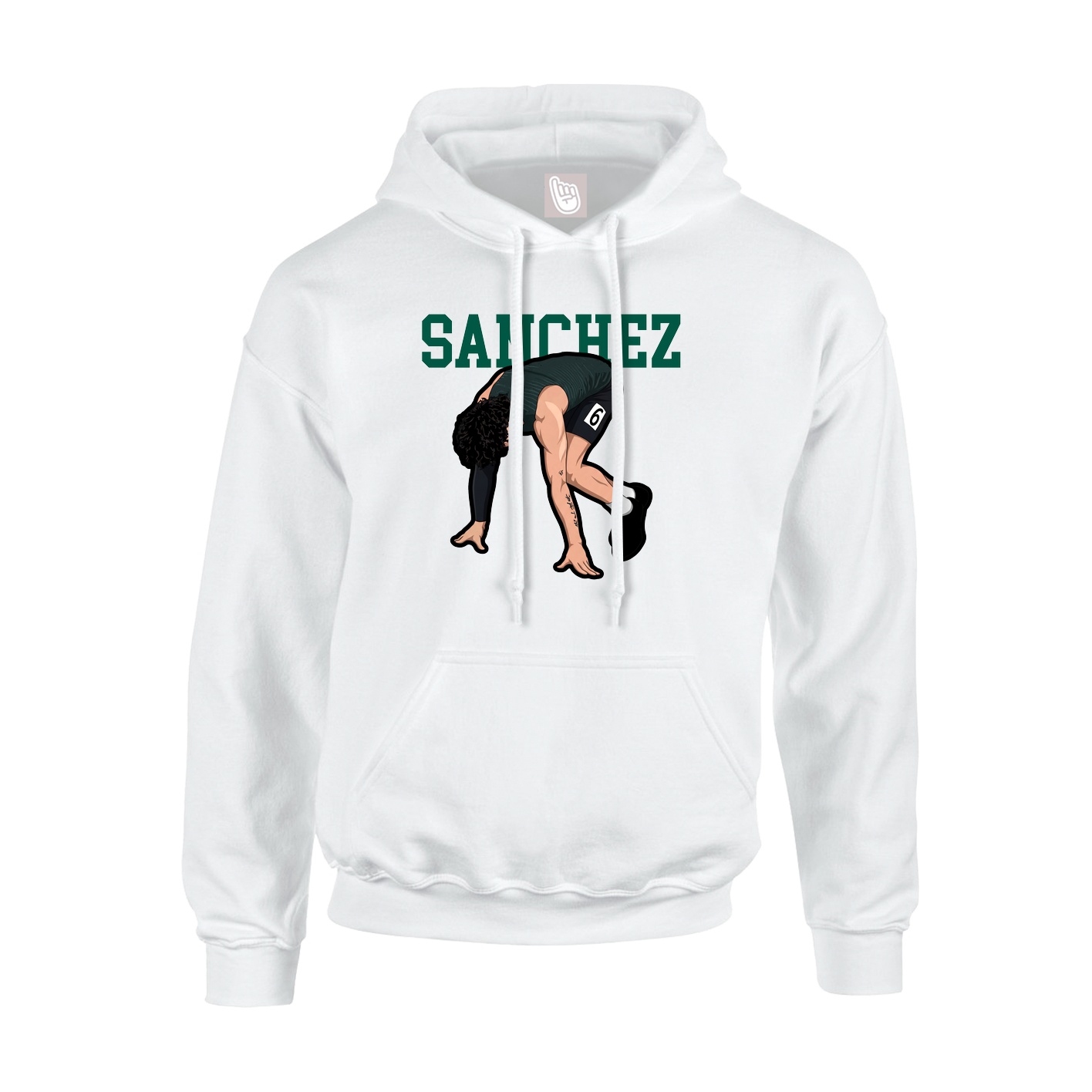 Hoodie — Shirsey in White