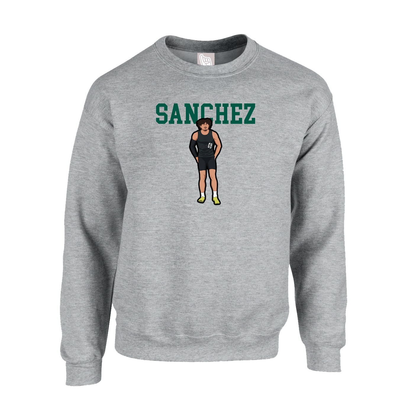Fleece Crew — Shirsey in Grey