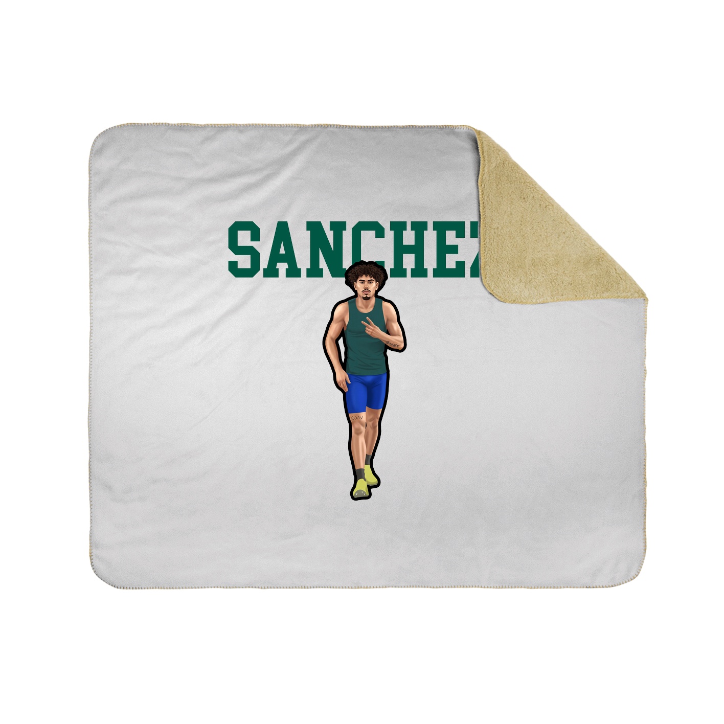 Throw Blanket — Shirsey in White