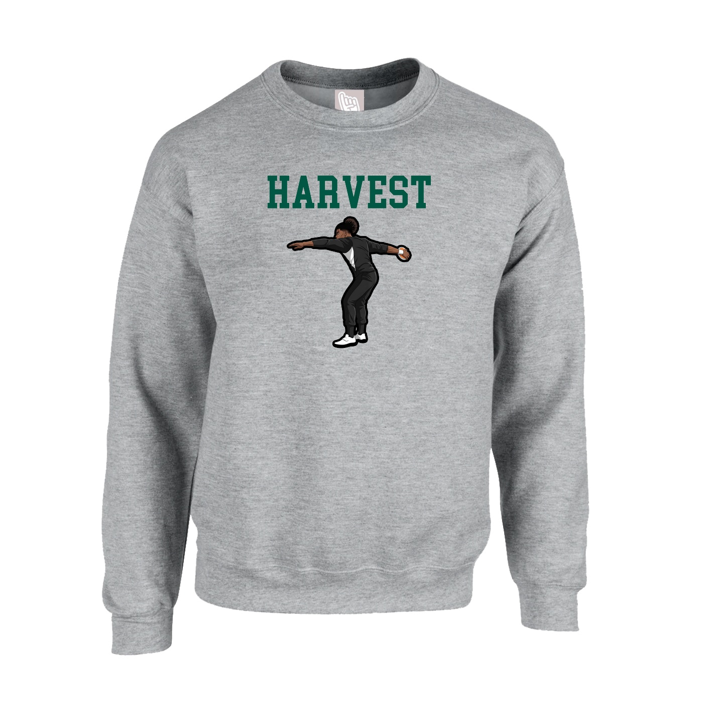 Fleece Crew — Shirsey in Grey