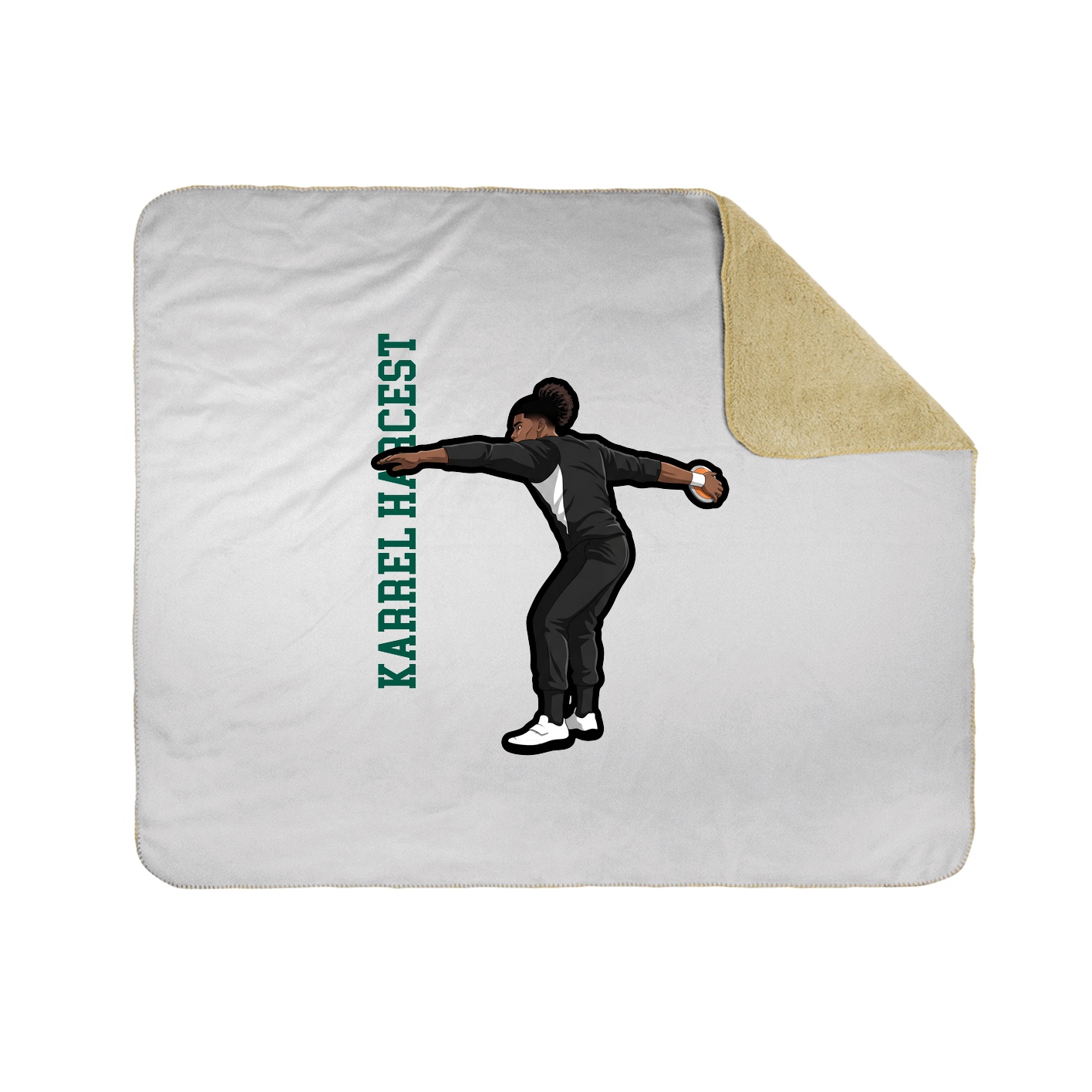 50x60 Sherpa Lined Throw Blanket