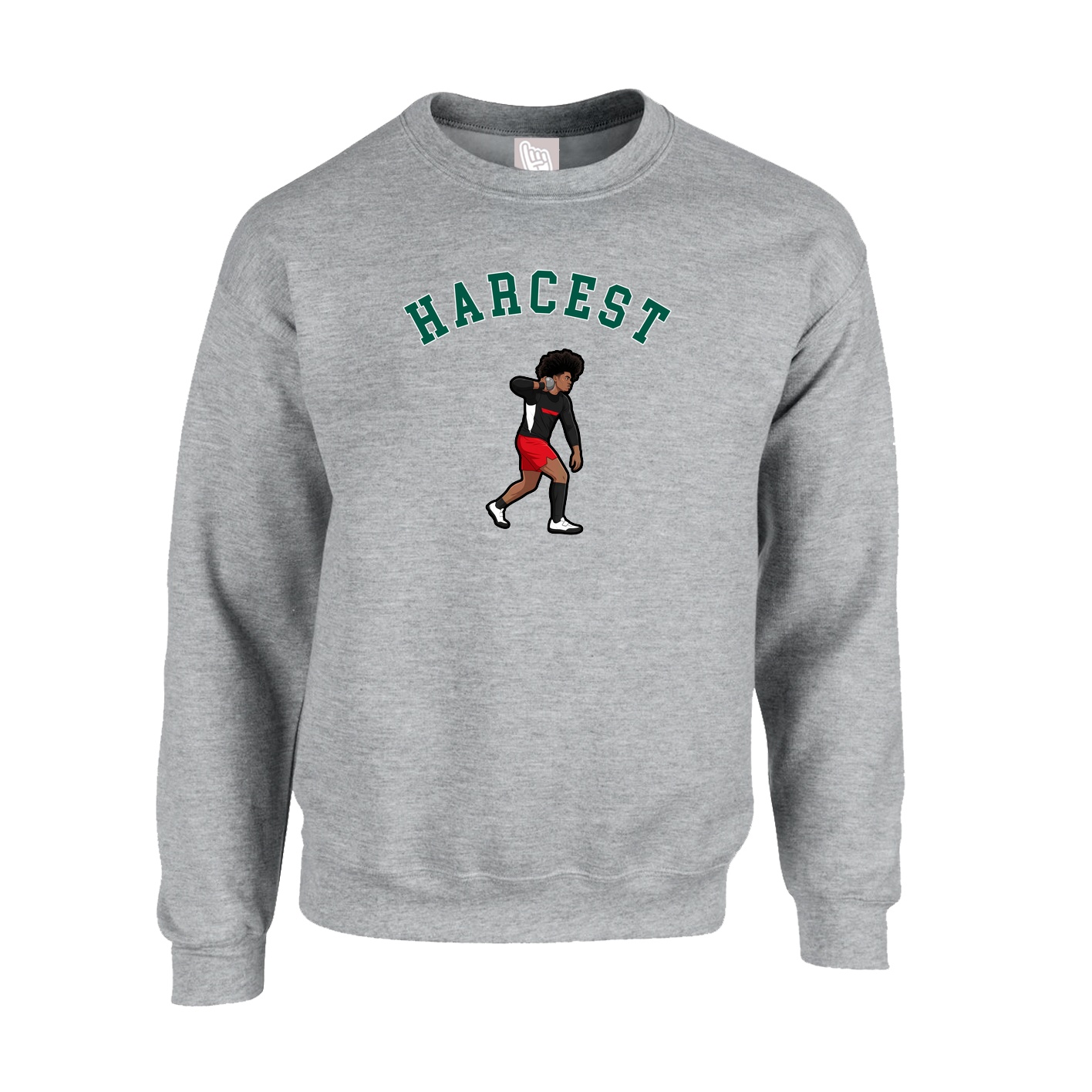 Fleece Crew — Shirsey Arch in Grey
