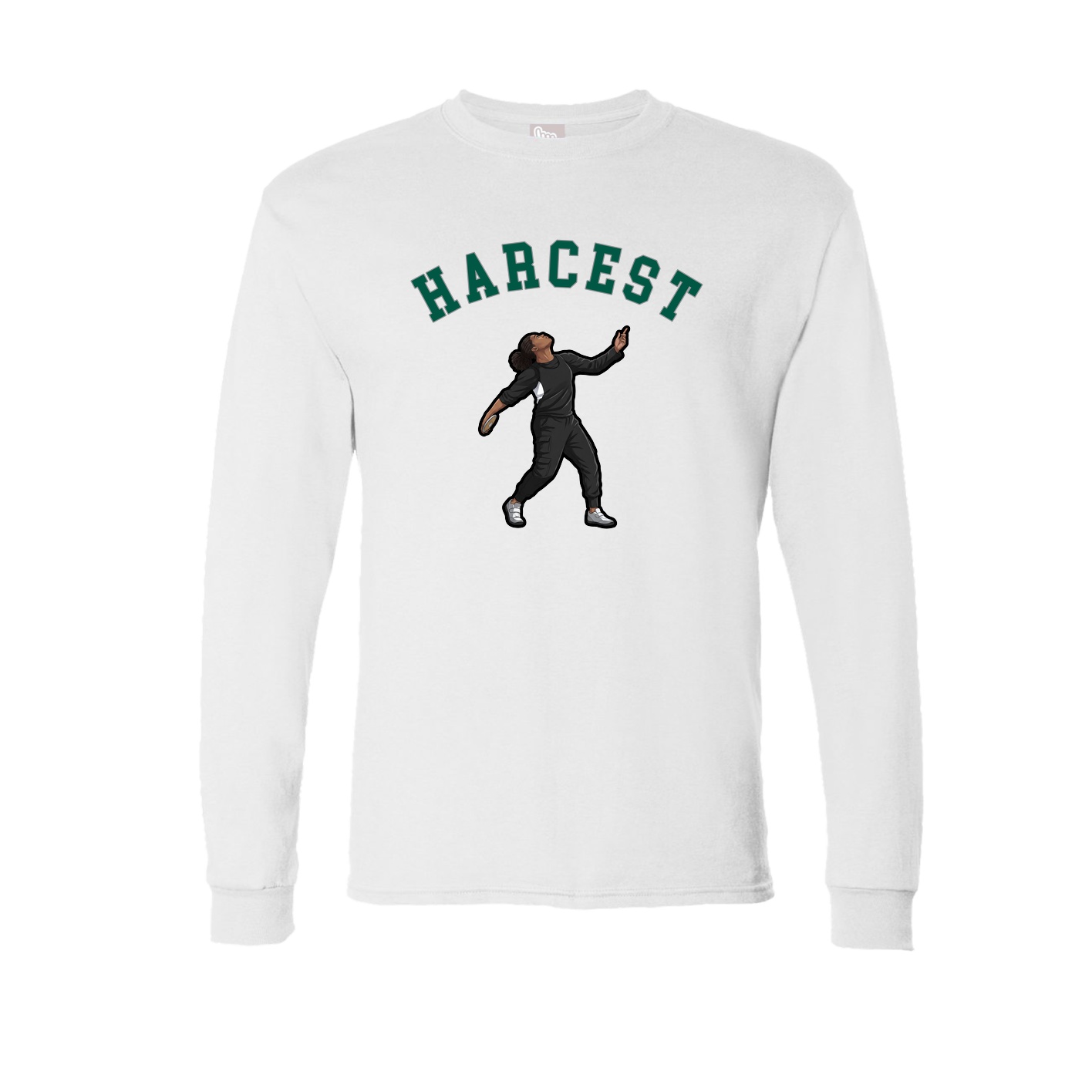 Long Sleeve Tee — Shirsey Arch in White