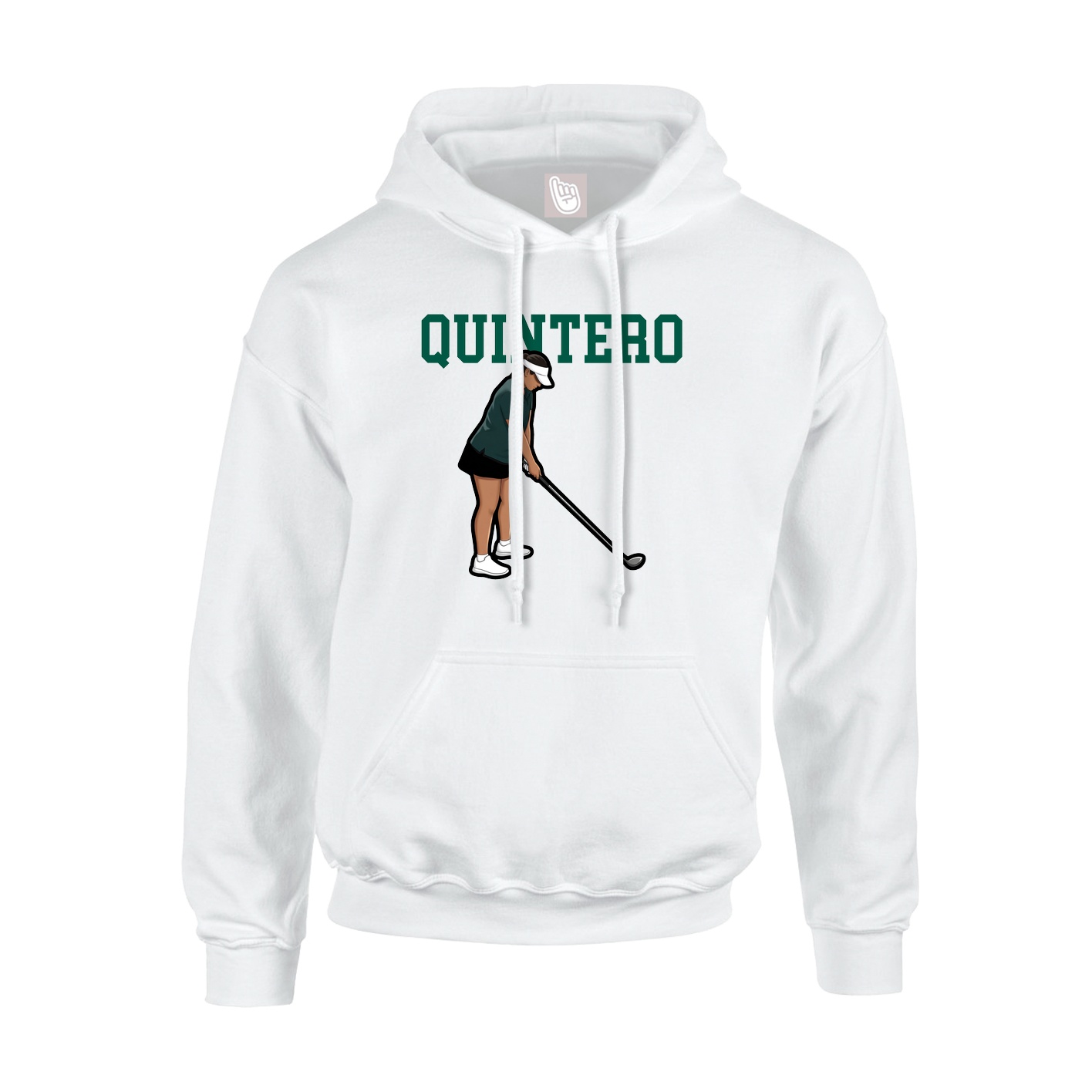 Hoodie — Shirsey in White