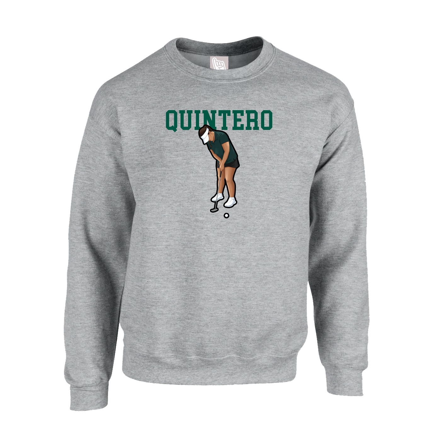 Fleece Crew — Shirsey in Grey