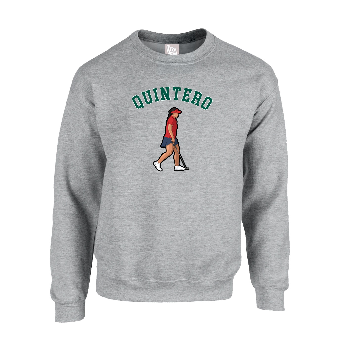 Fleece Crew — Shirsey Arch in Grey
