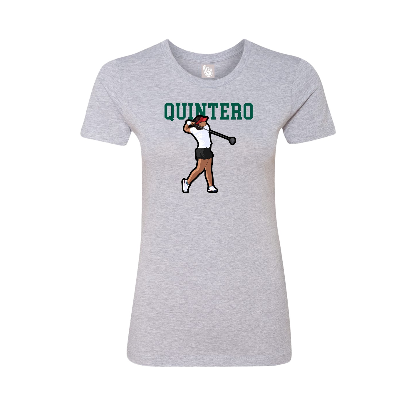 Fitted Women's Tee — Shirsey in Grey