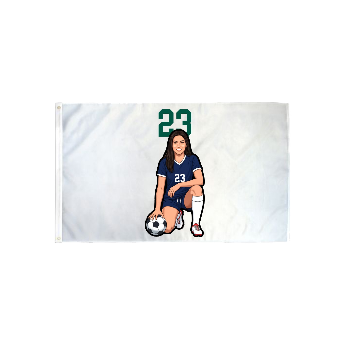 3x5 Flag — Number Top in Classic