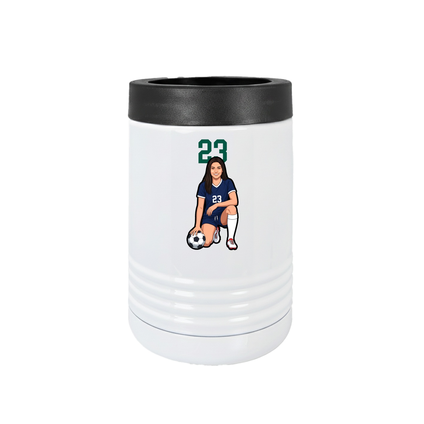 Beverage Holder — Number Top in White