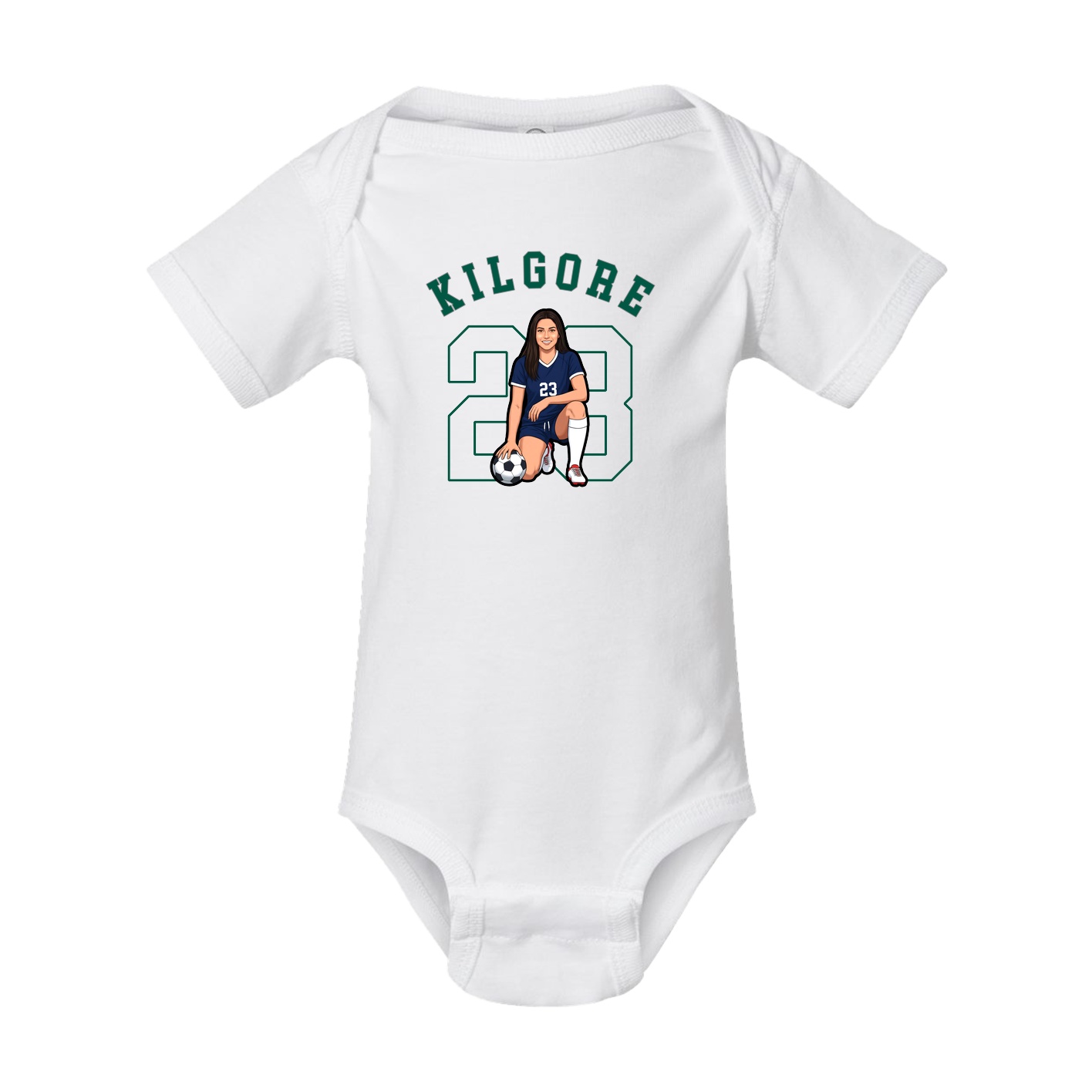 Baby Onesie — Shirsey Arch in White