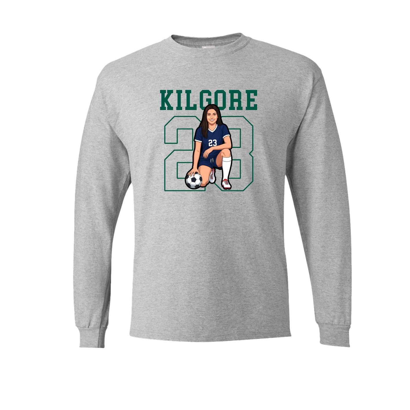 Long Sleeve Tee — Shirsey in Grey