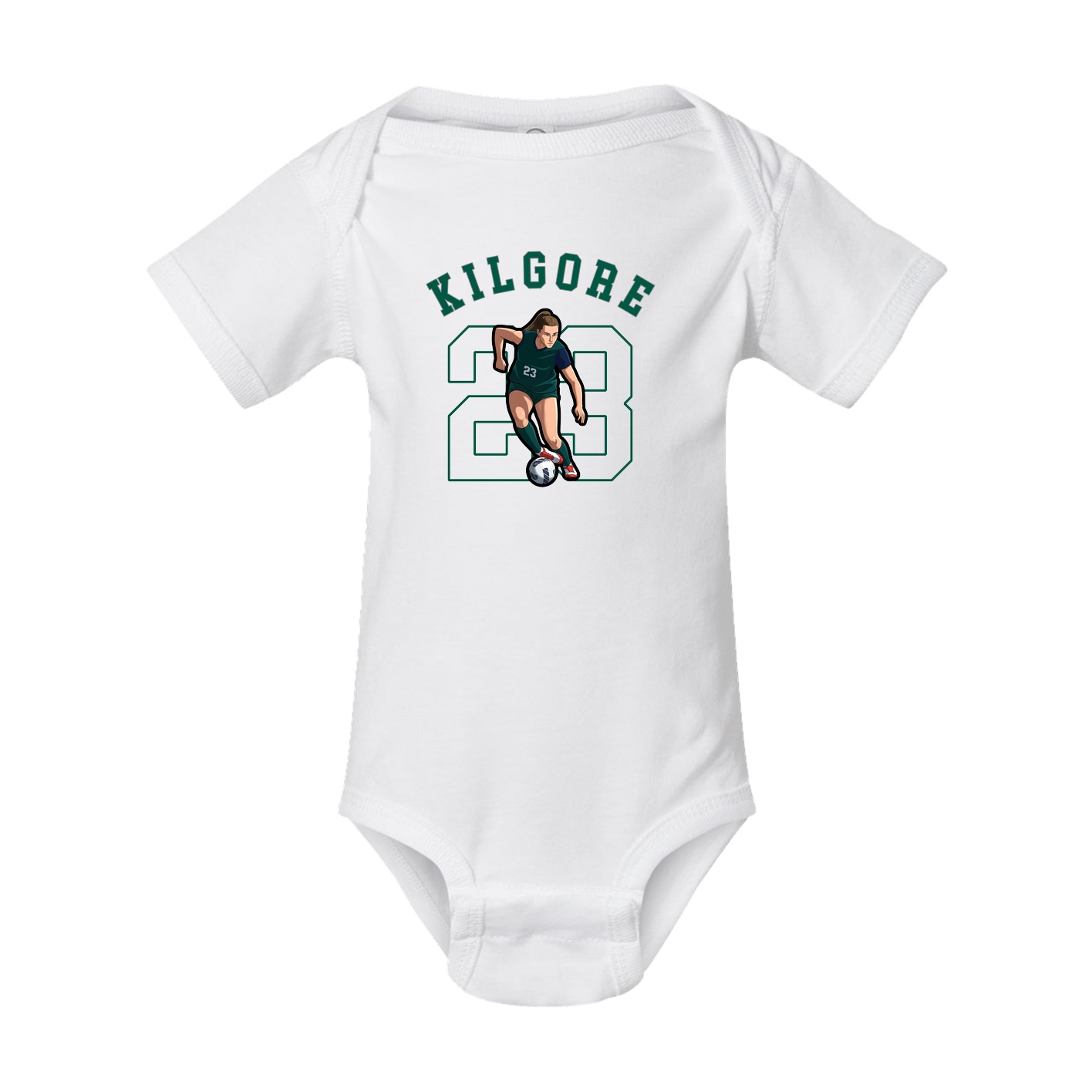 Baby Onesie — Shirsey Arch in White