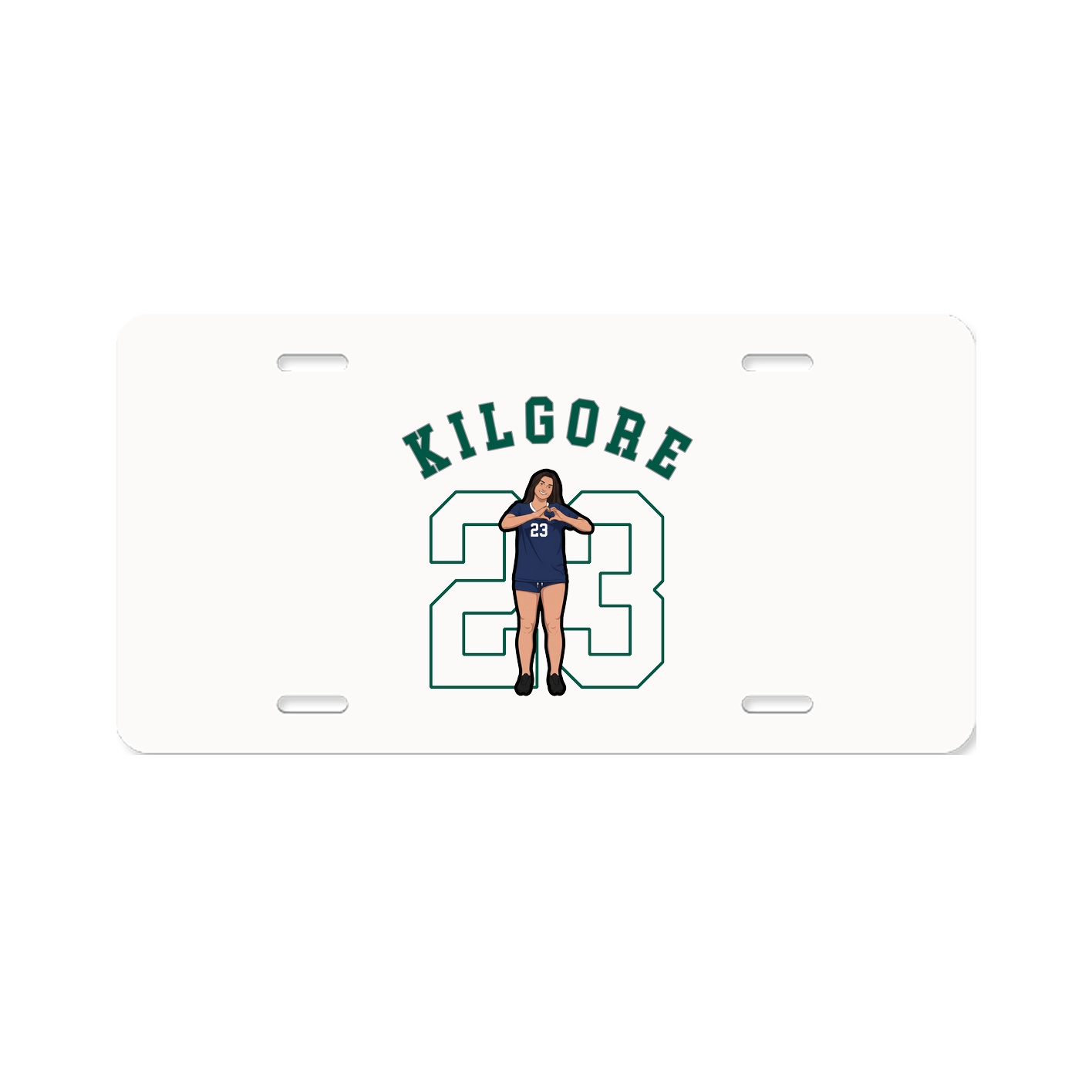 License Plate — Shirsey Arch in Classic