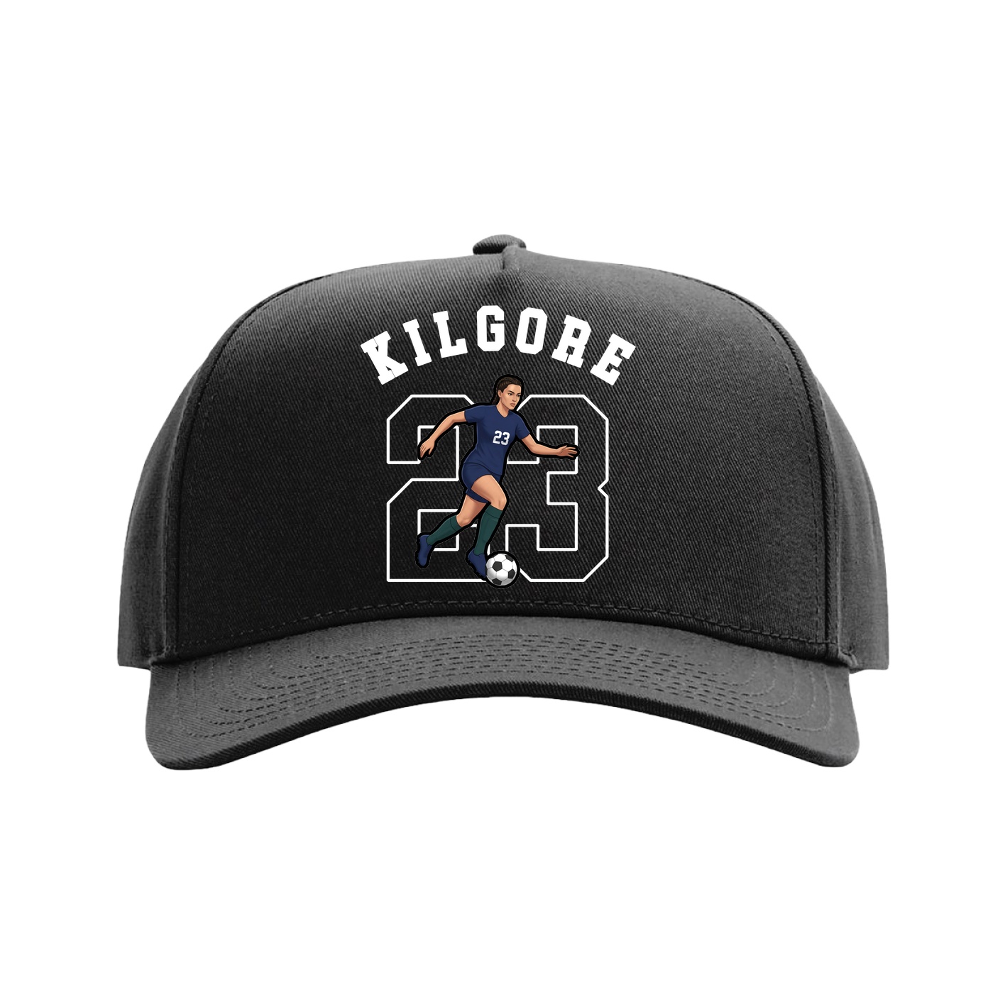 Full Fabric Five-Panel Champ Cap