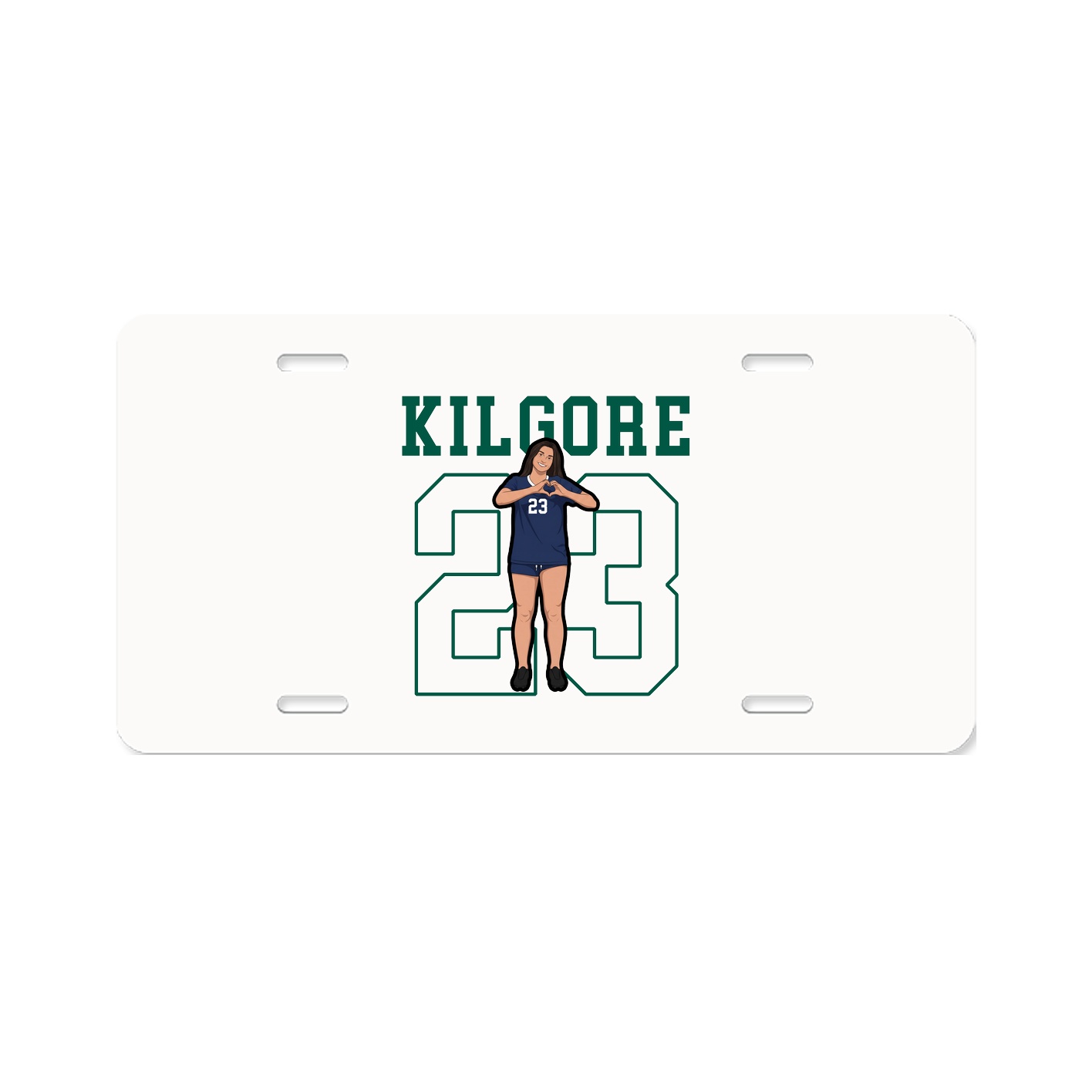 License Plate — Shirsey in Classic