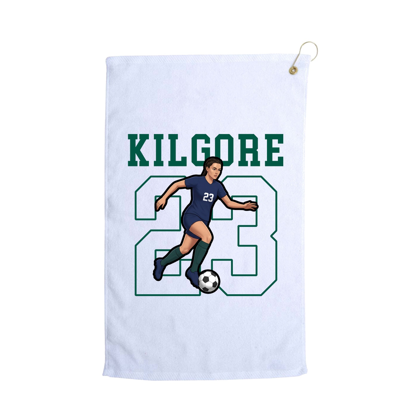 Golf Towel — Shirsey in White