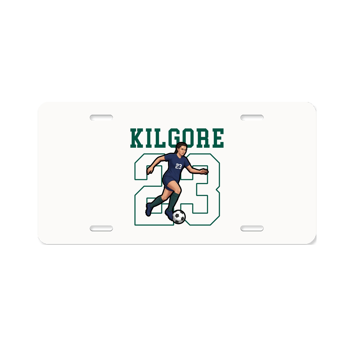 License Plate — Shirsey in Classic