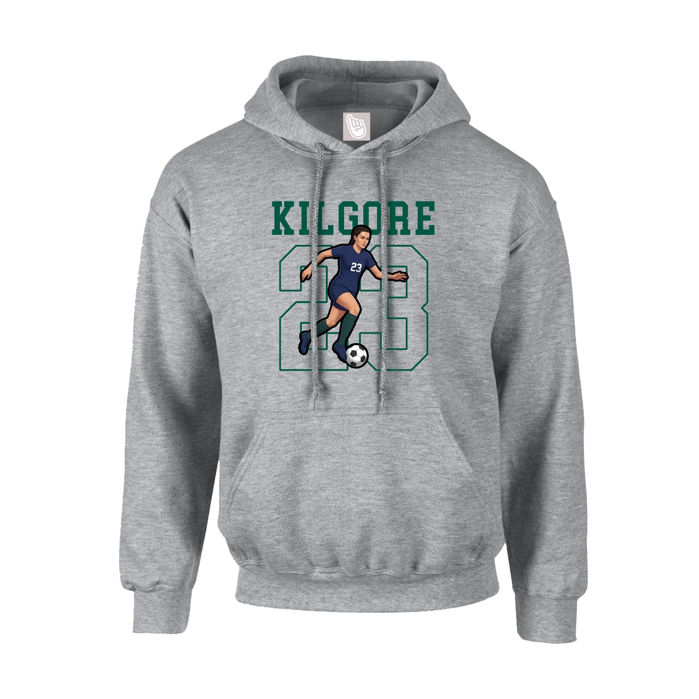 Youth Hoodie — Shirsey in Grey