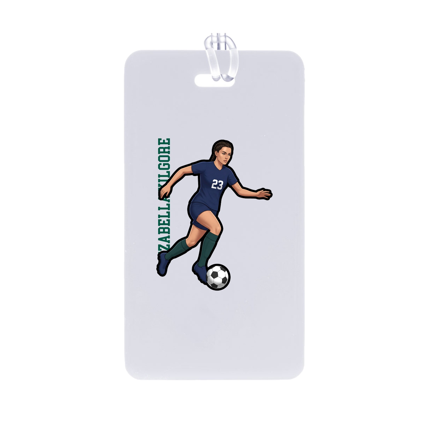 Bag Tag — Name Vertical in Classic