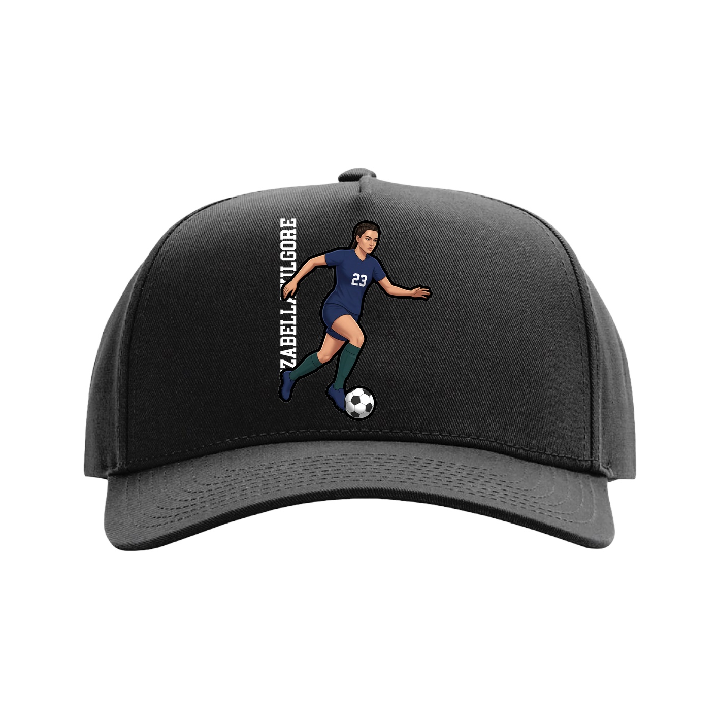 Full Fabric Five-Panel Champ Cap