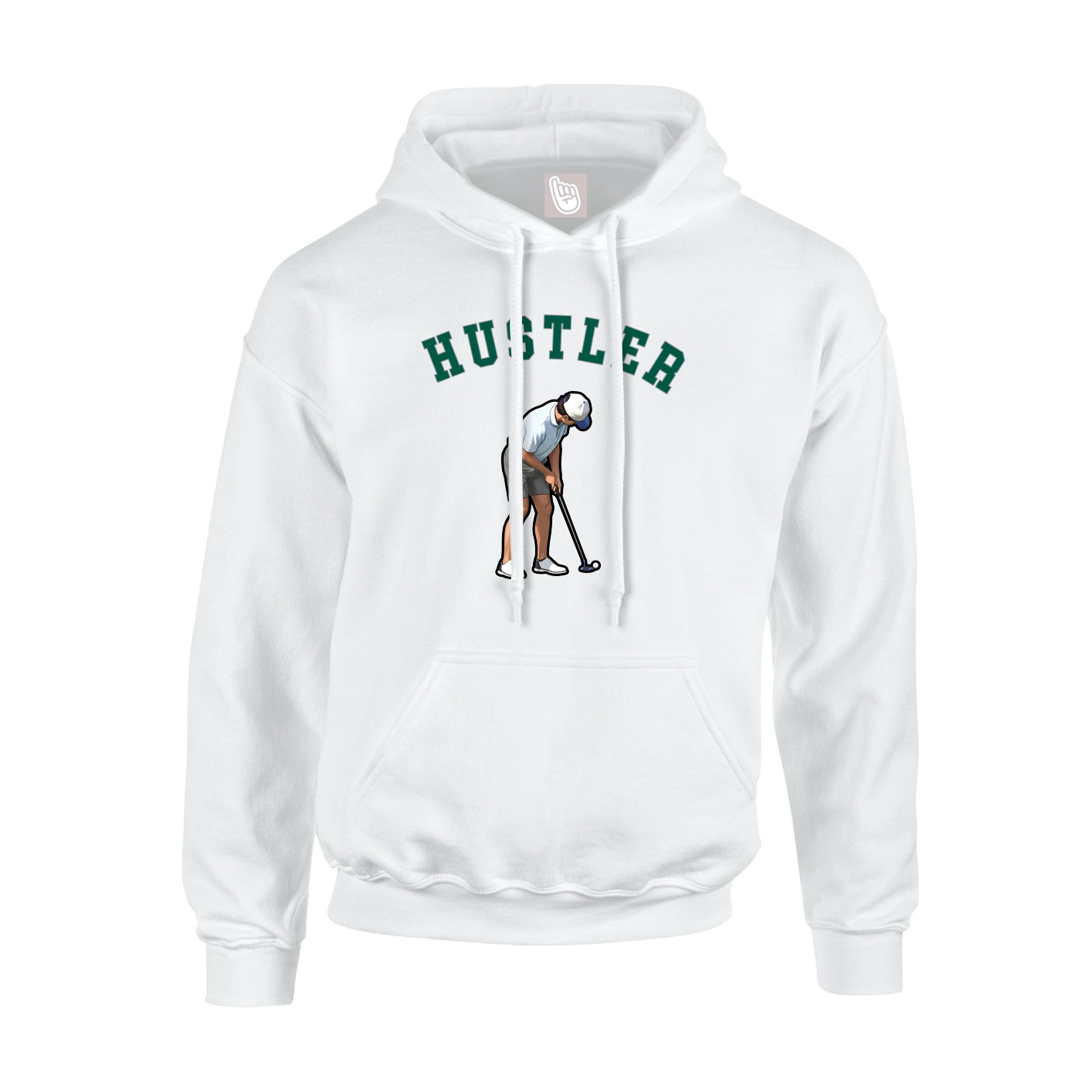Hoodie — Shirsey Arch in White