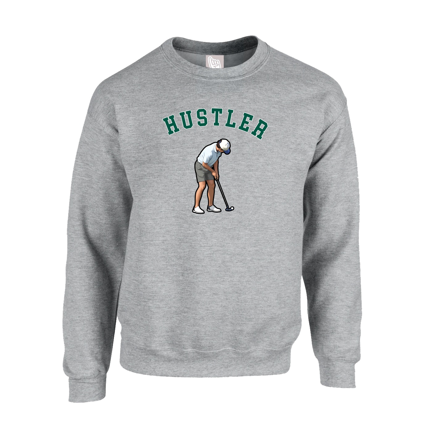 Fleece Crew — Shirsey Arch in Grey
