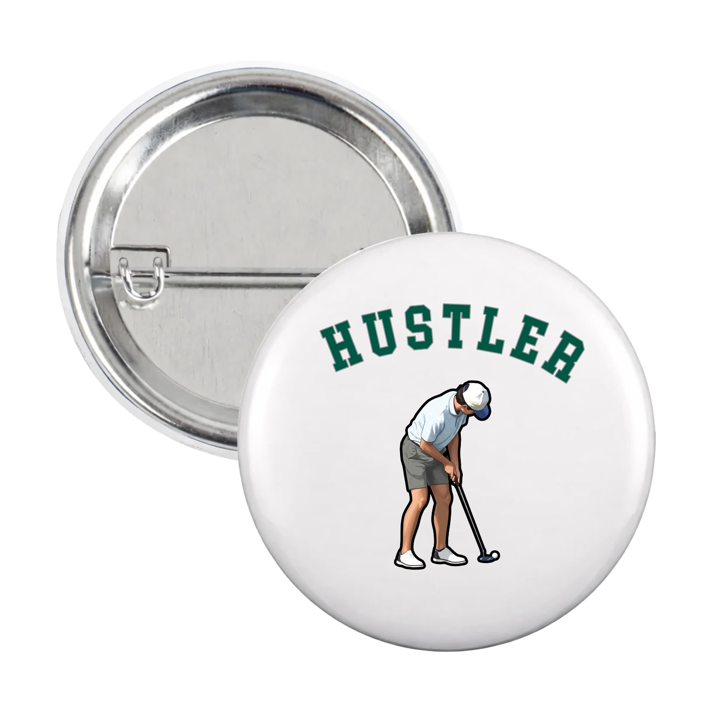 Game Day Button — Shirsey Arch in White