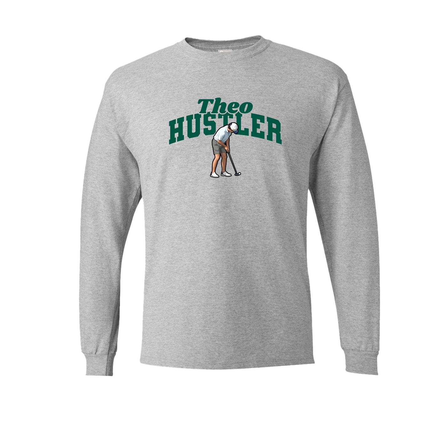 Long Sleeve Tee — Signature Arch in Grey