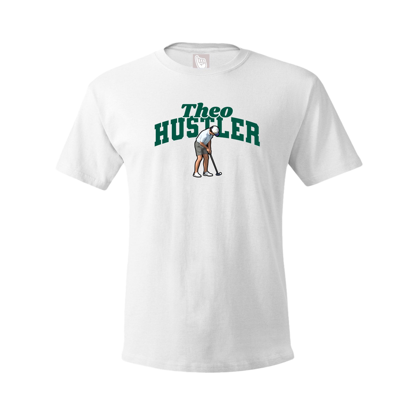 Youth Tee — Signature Arch in White
