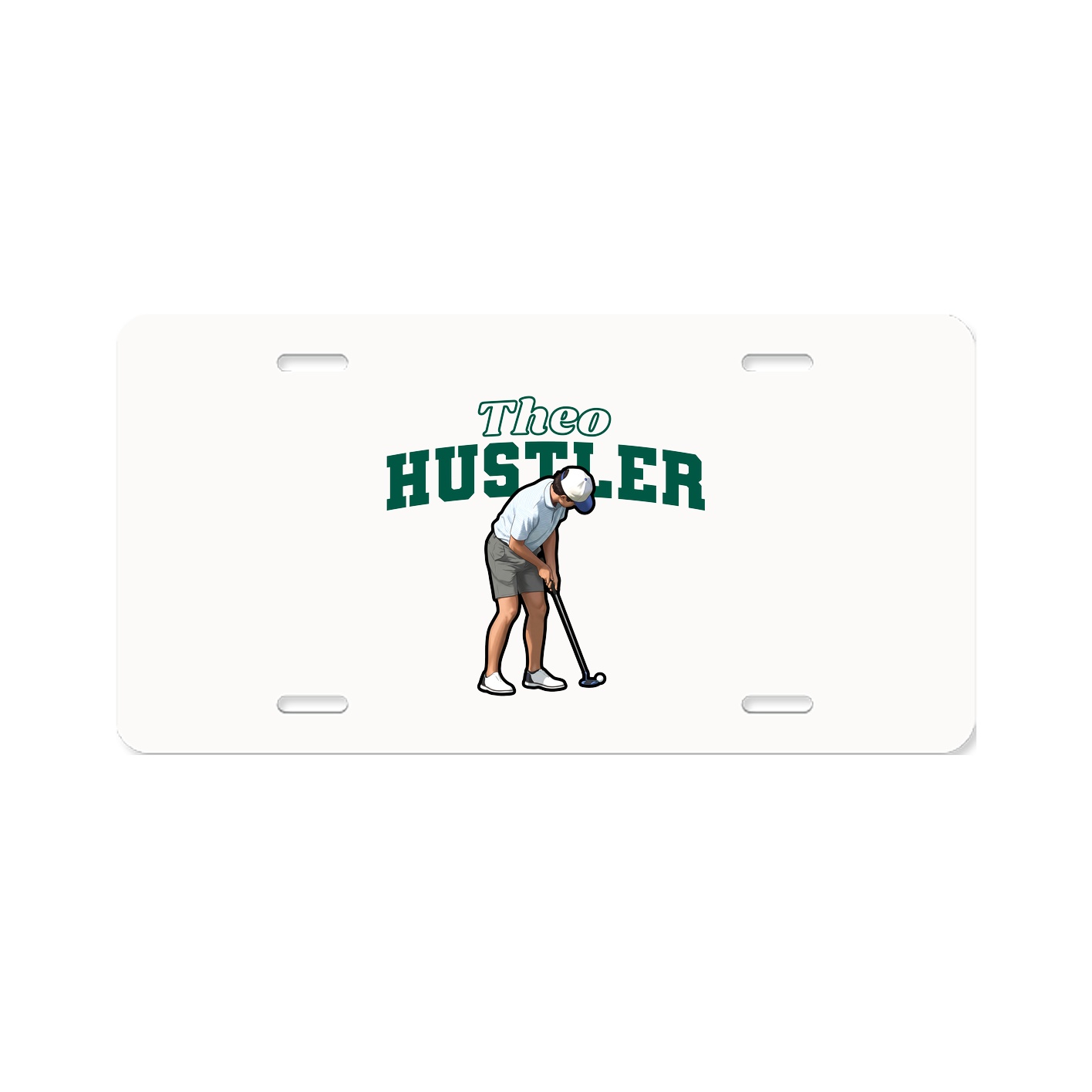 License Plate — Name Arch in Classic