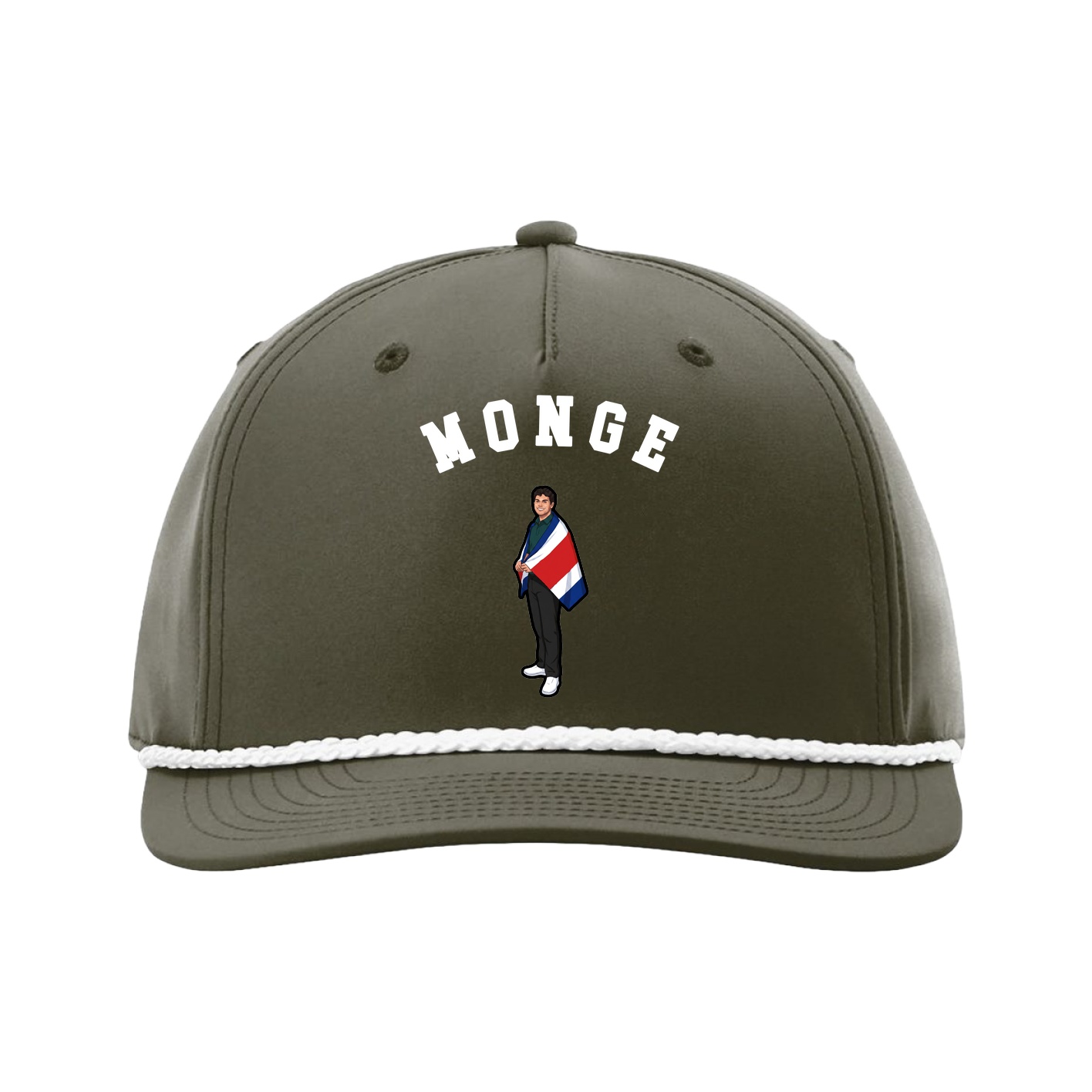 Five-Panel Classic Rope Cap — Shirsey Arch in Green