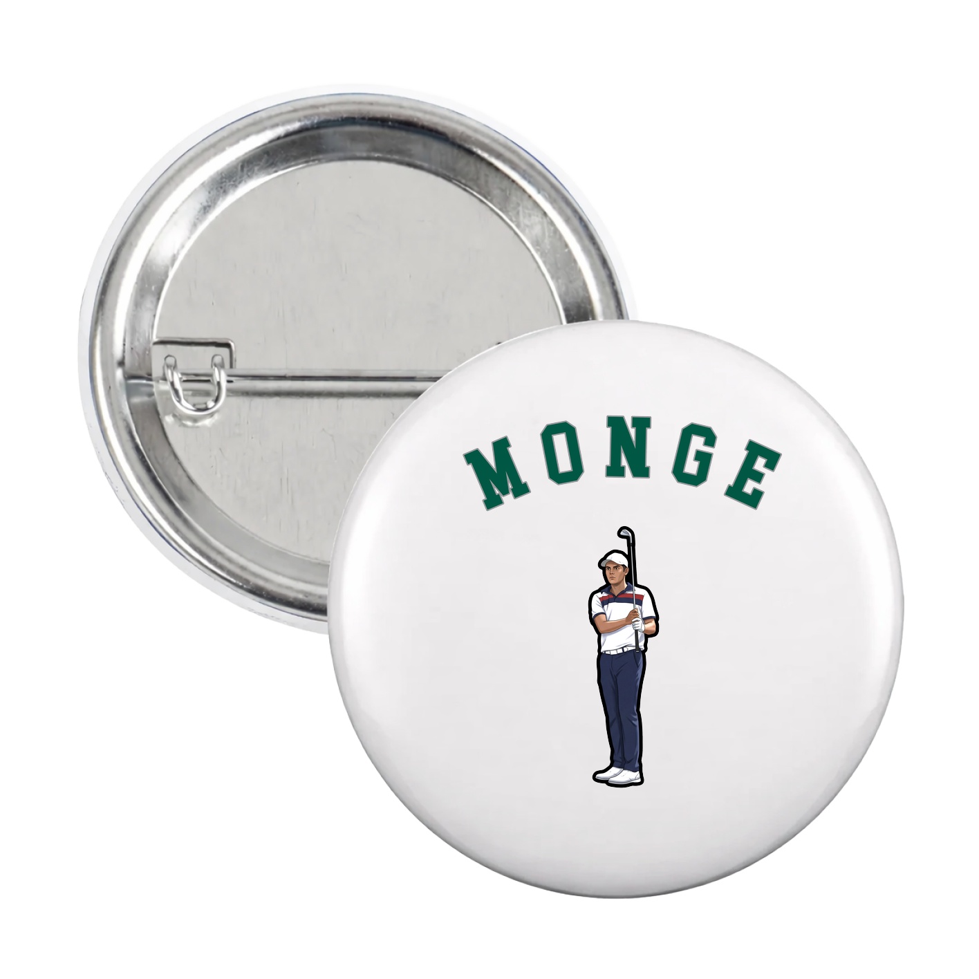 Game Day Button — Shirsey Arch in White