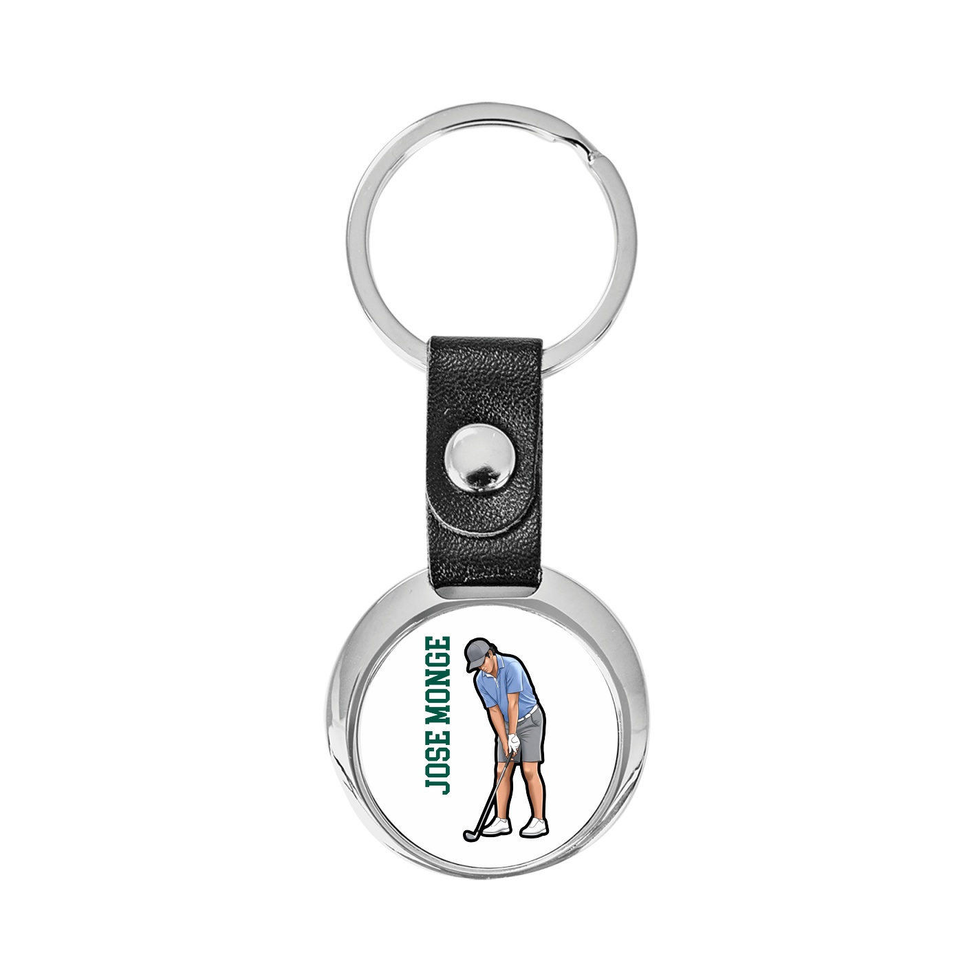 Key Chain — Name Vertical in Classic