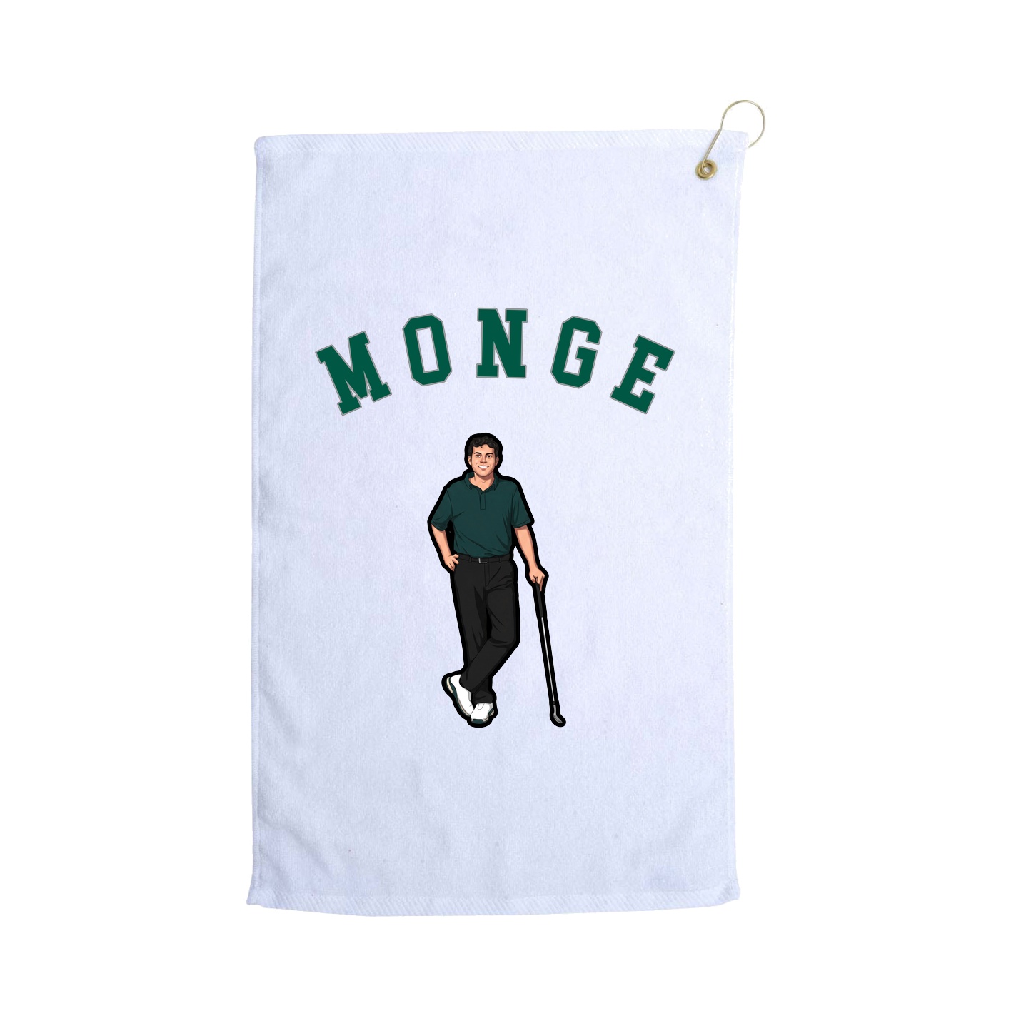 Golf Towel — Shirsey Arch in White