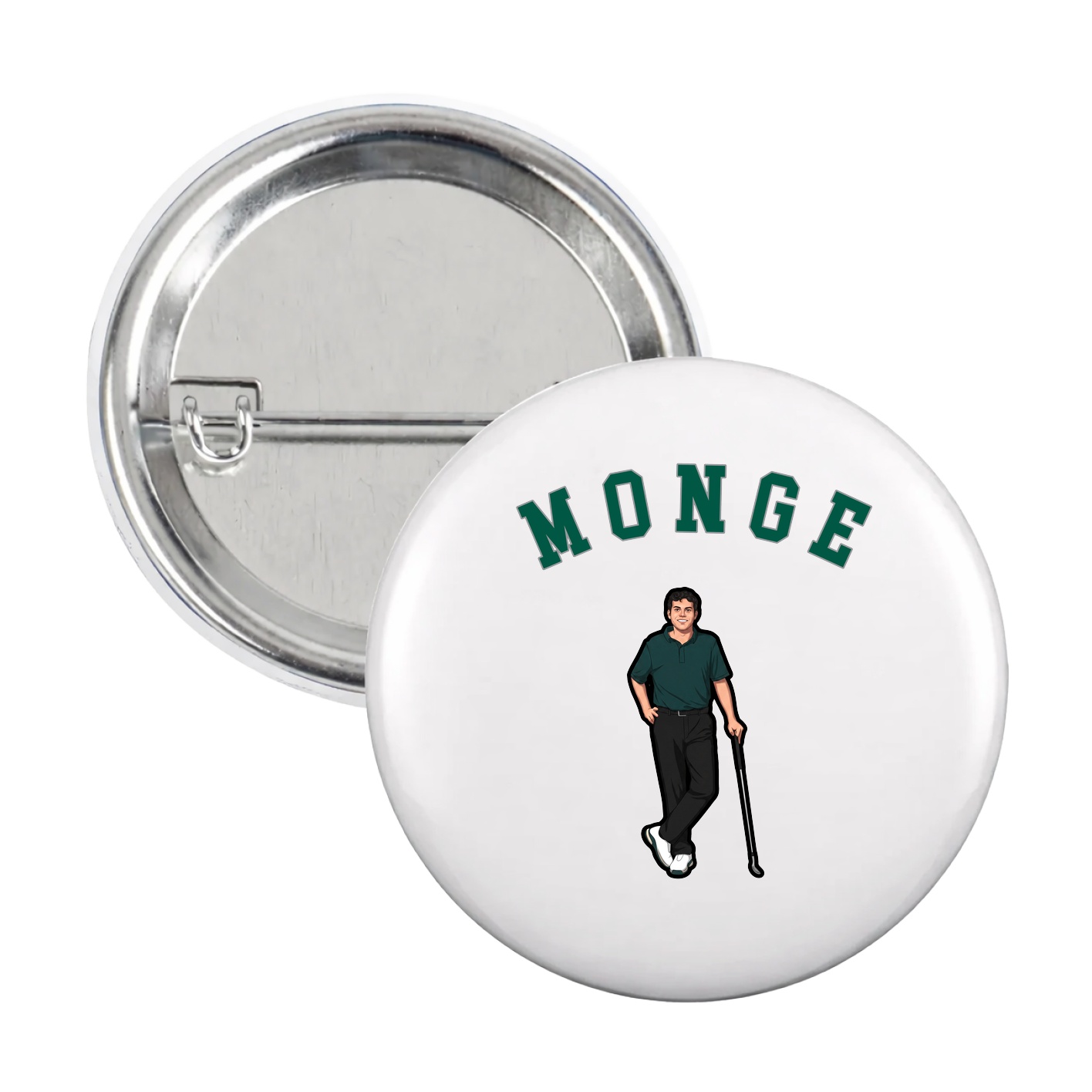 Game Day Button — Shirsey Arch in White