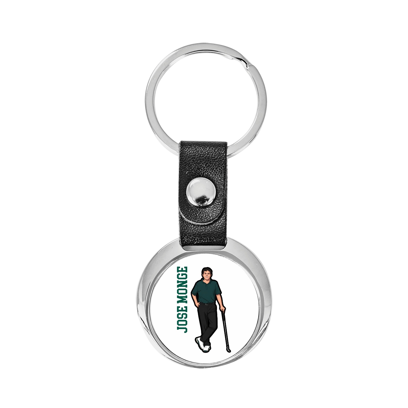 Key Chain — Name Vertical in Classic