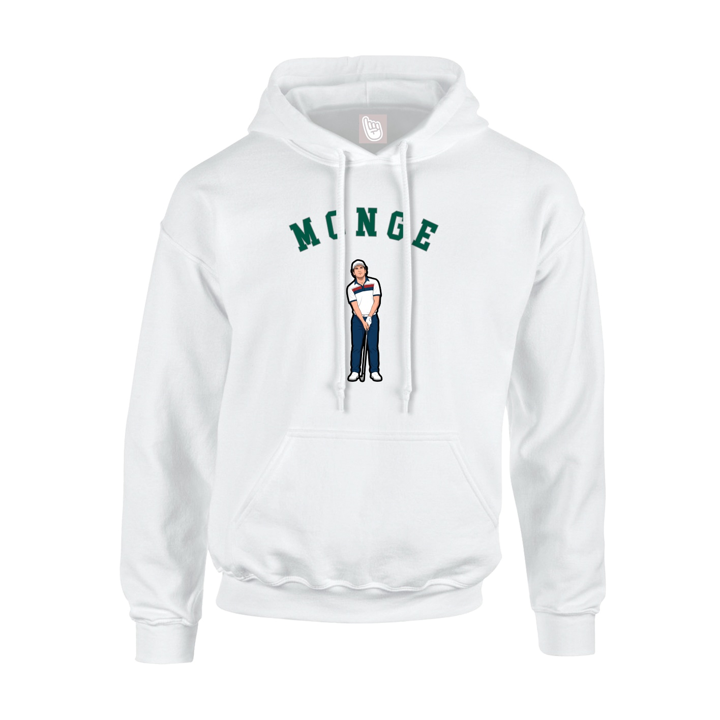 Youth Hoodie — Shirsey Arch in White