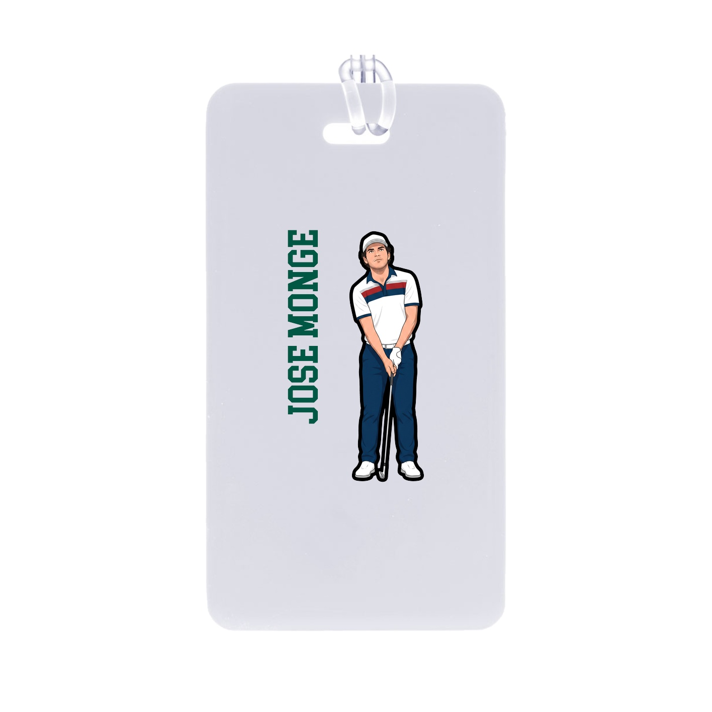 Bag Tag — Name Vertical in Classic