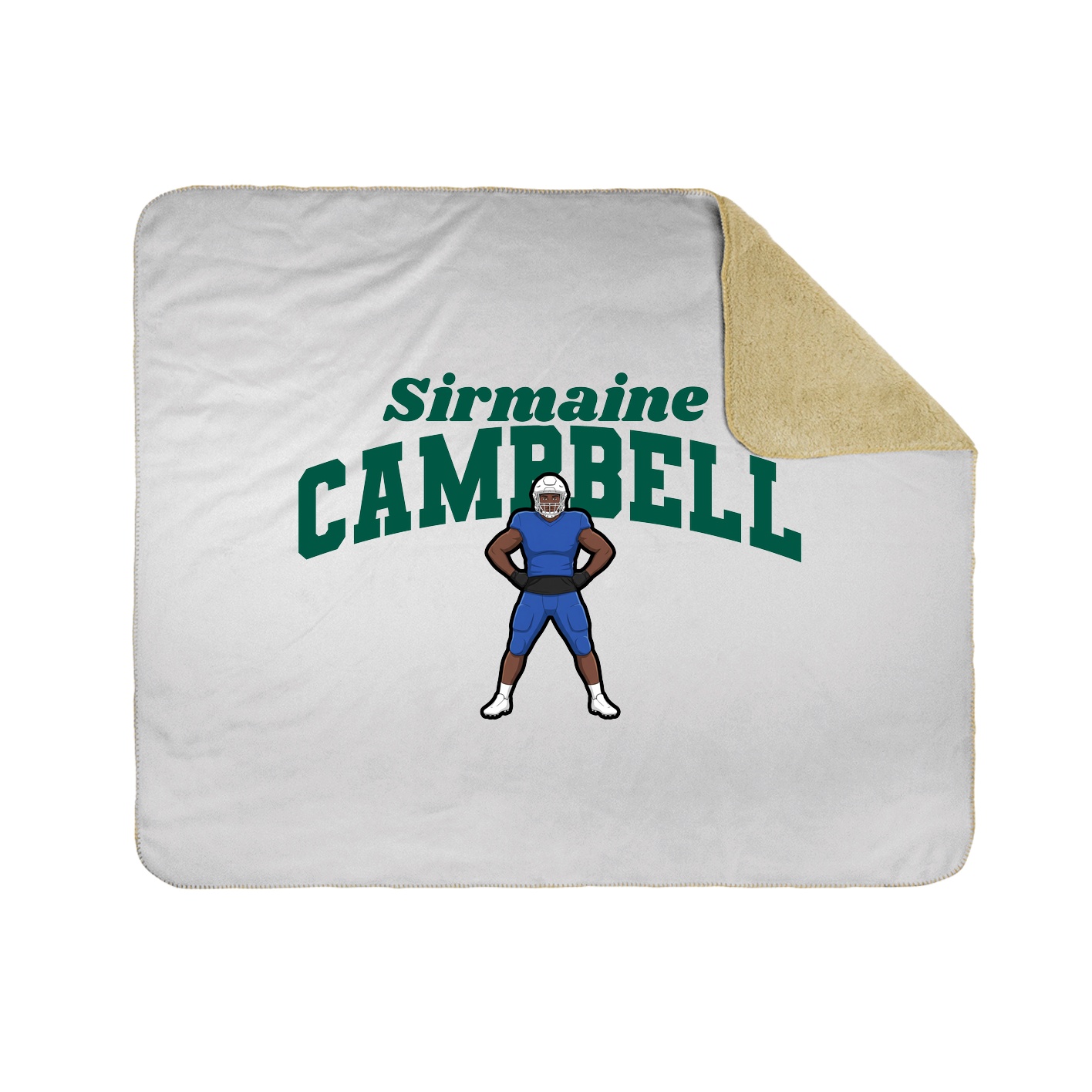 Throw Blanket — Signature Arch in White