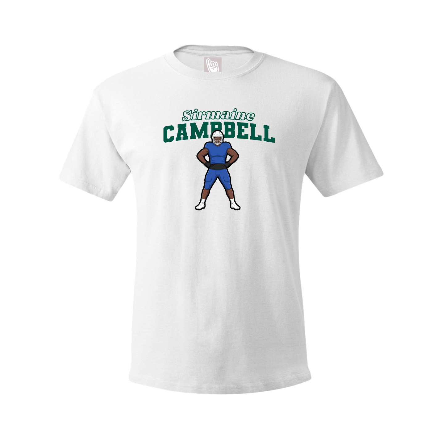 Tee — Name Arch in White