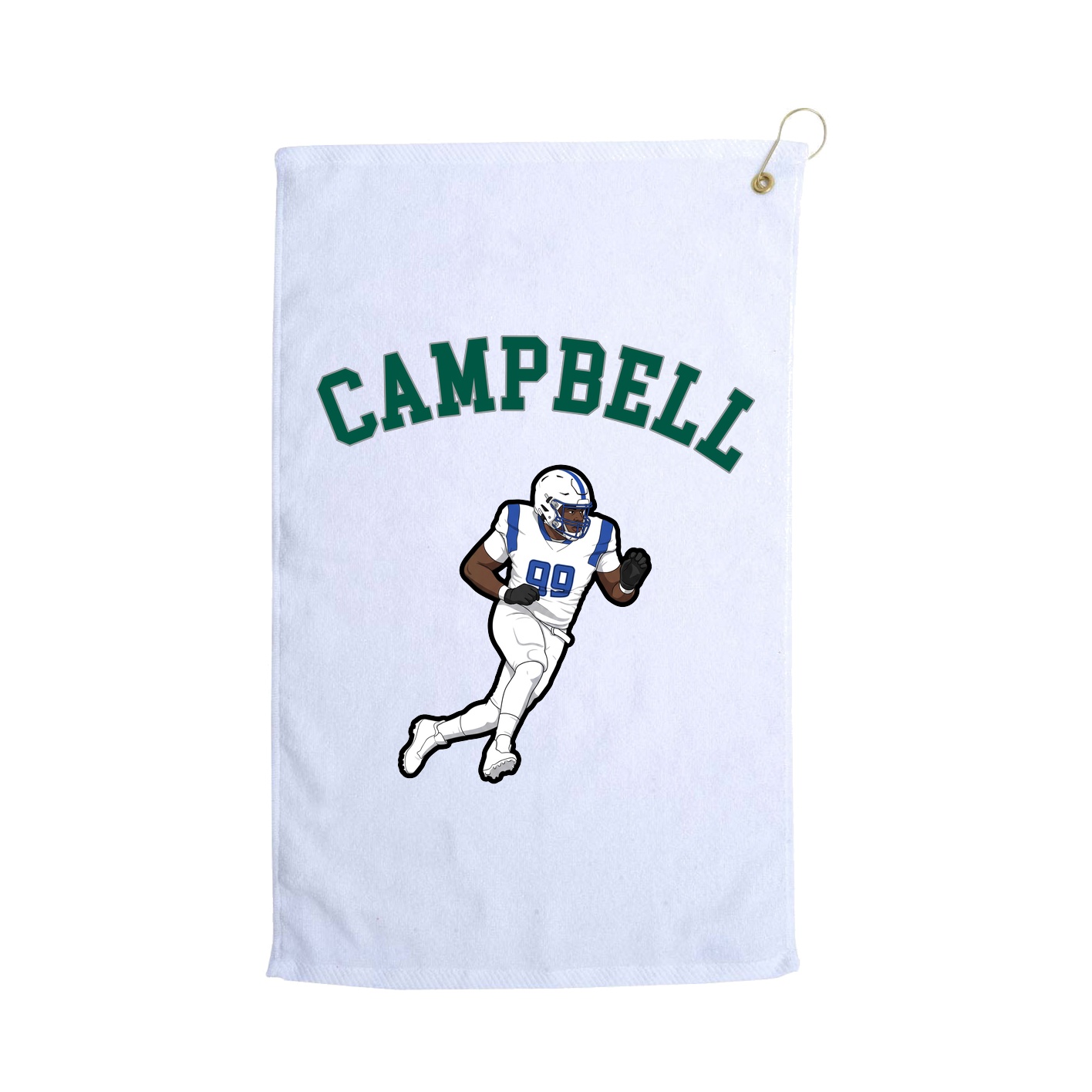 Golf Towel — Shirsey Arch in White