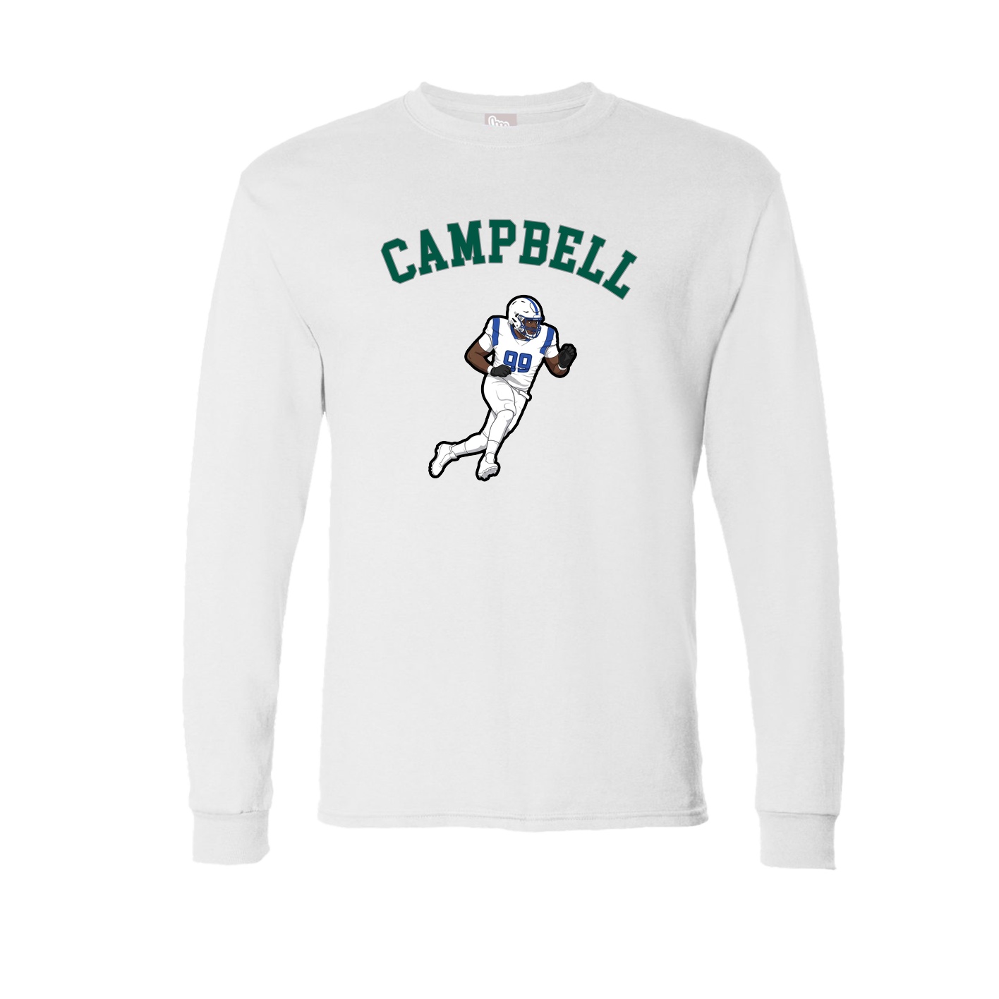 Long Sleeve Tee — Shirsey Arch in White